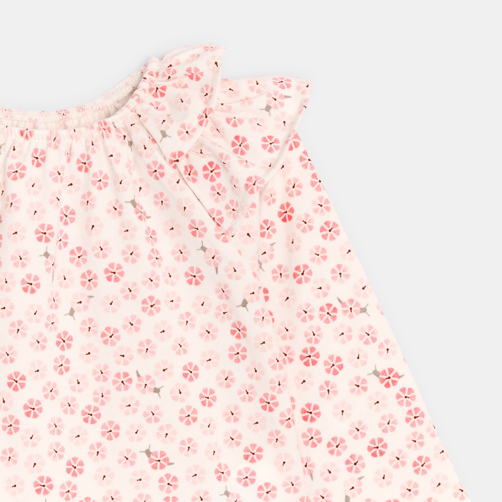Áo blouse họa tiết hoa cho bé gái