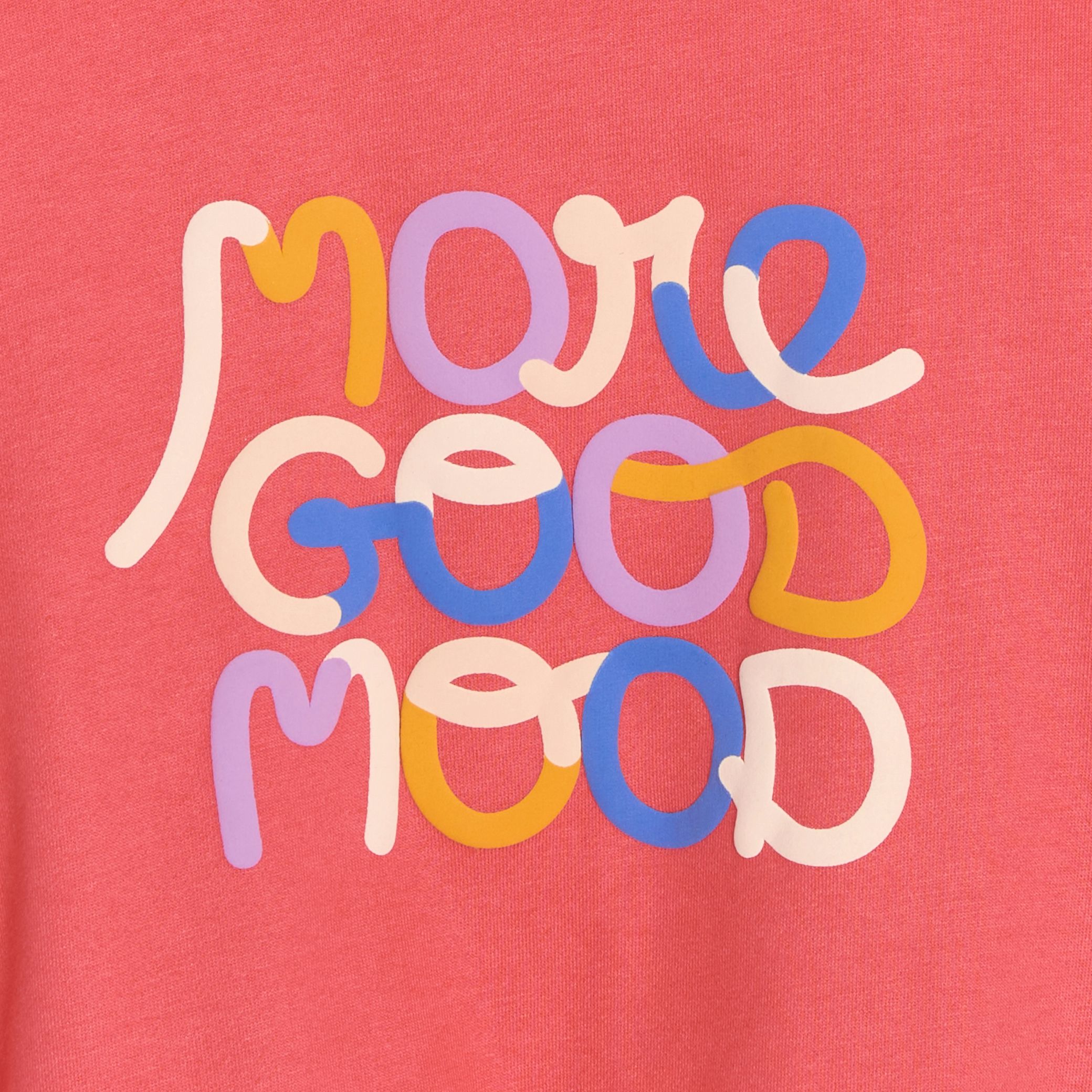 Áo sweatshirt in slogan cho bé gái