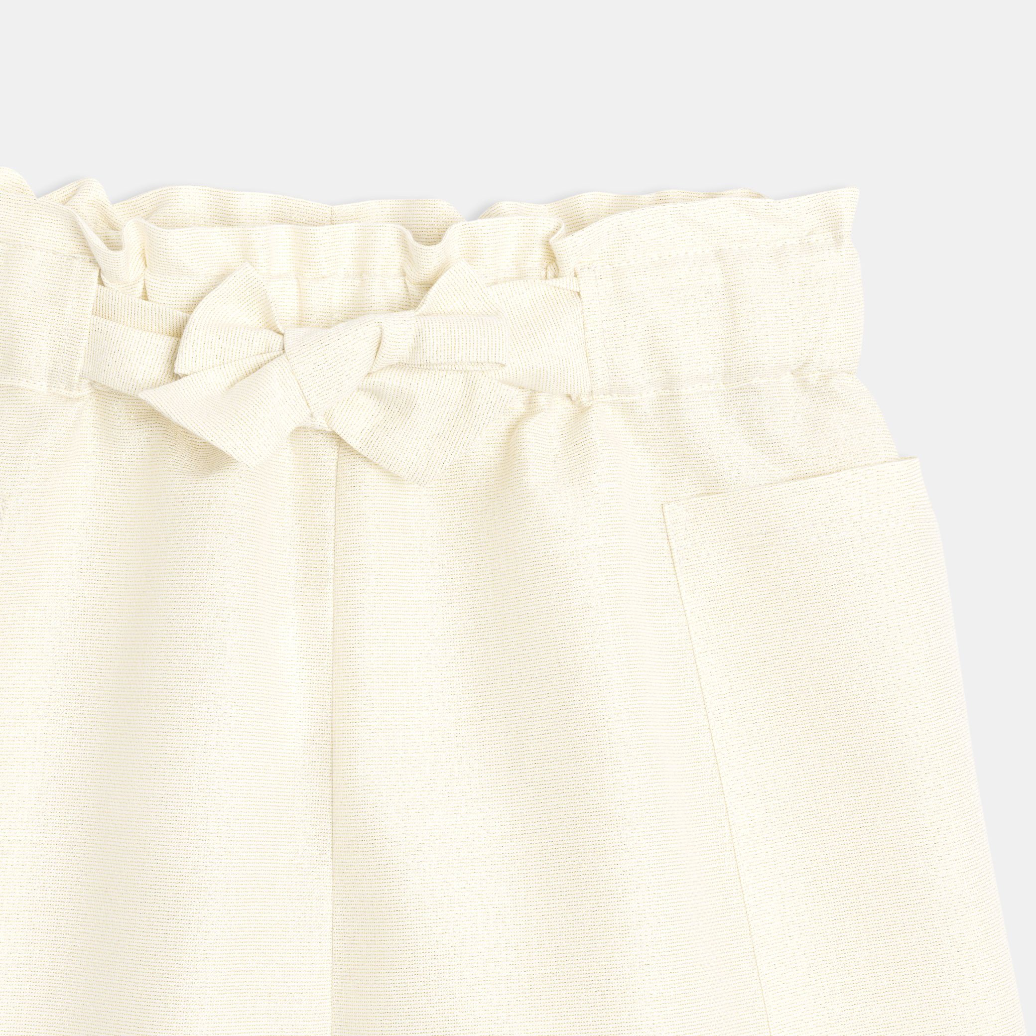 Quần short cạp cao cho bé gái