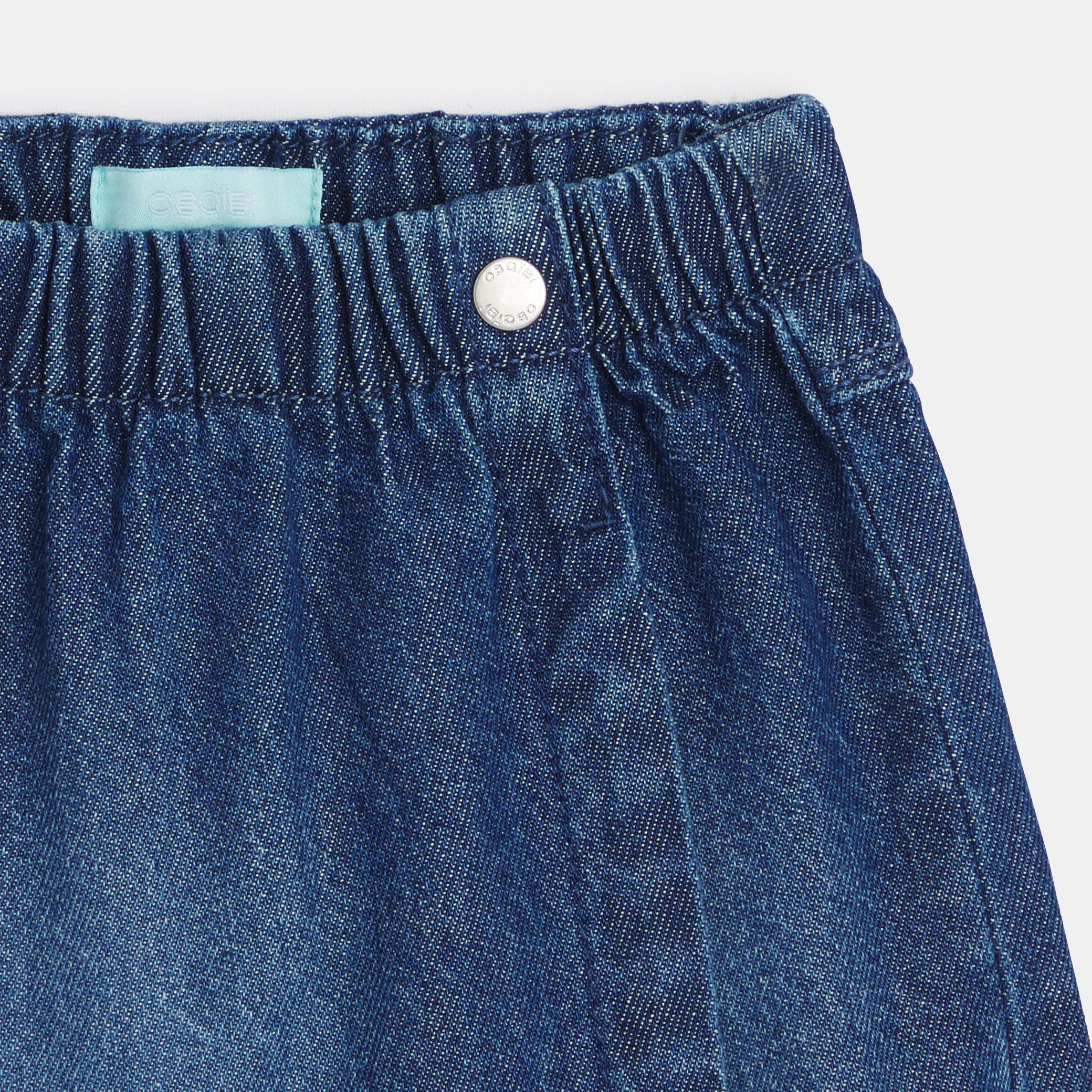 Chân váy quần denim cho bé gái