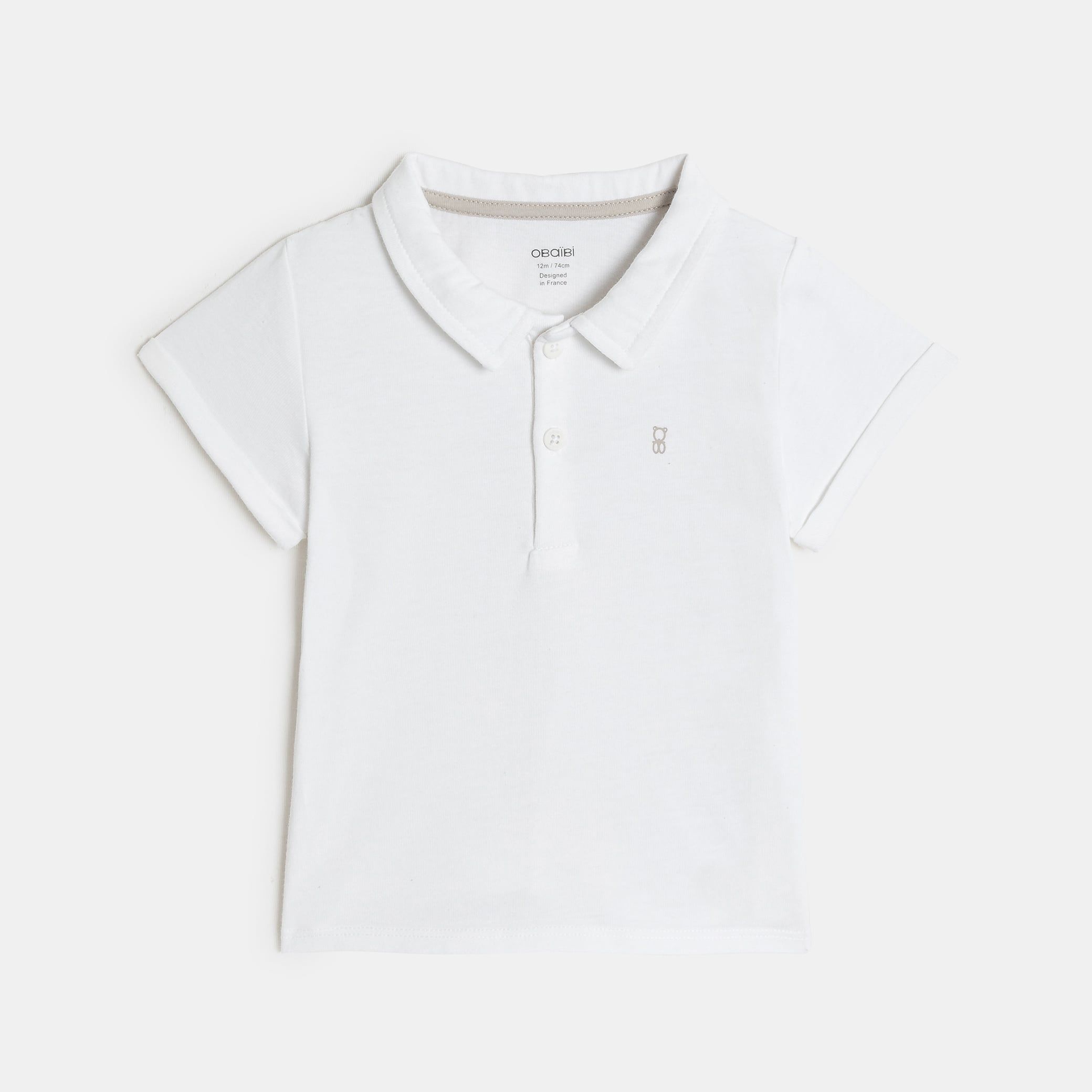 Set quần yếm ngắn và áo polo cho bé trai