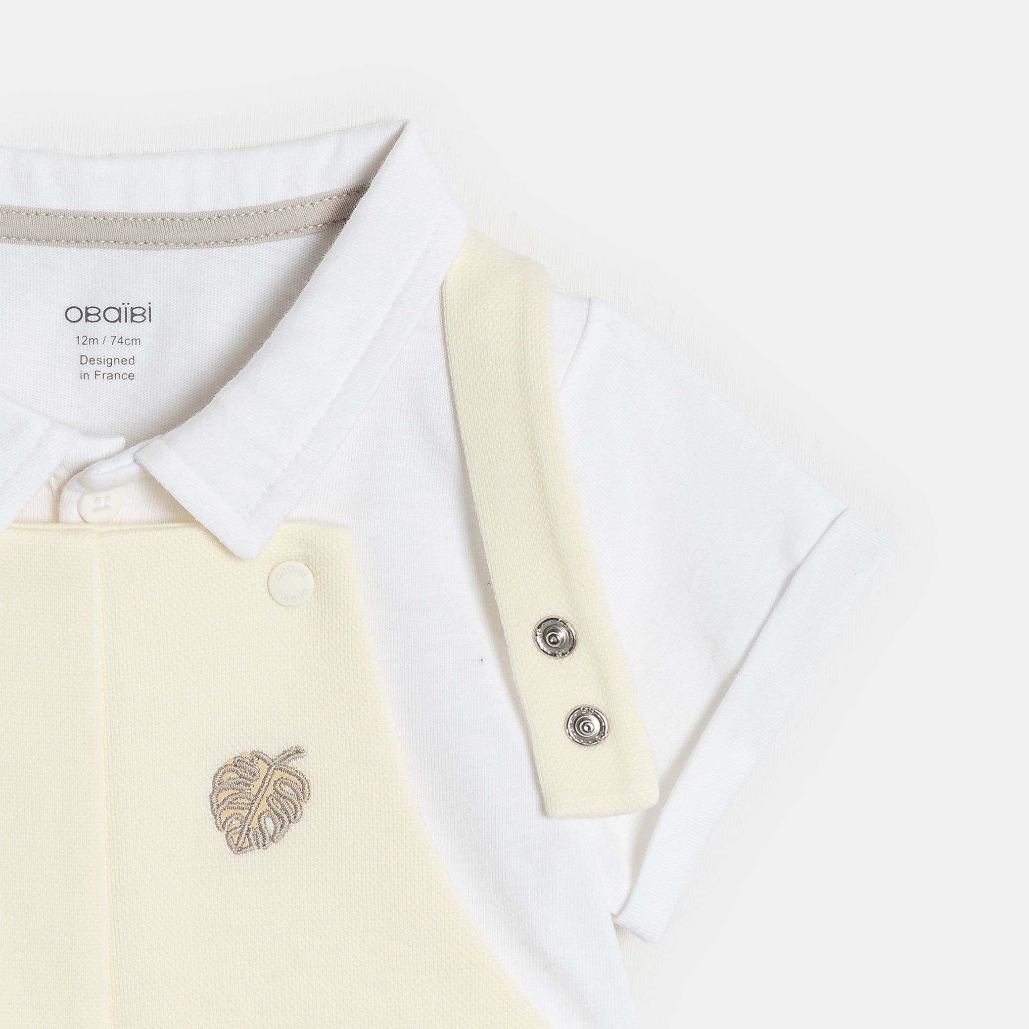 Set quần yếm ngắn và áo polo cho bé trai