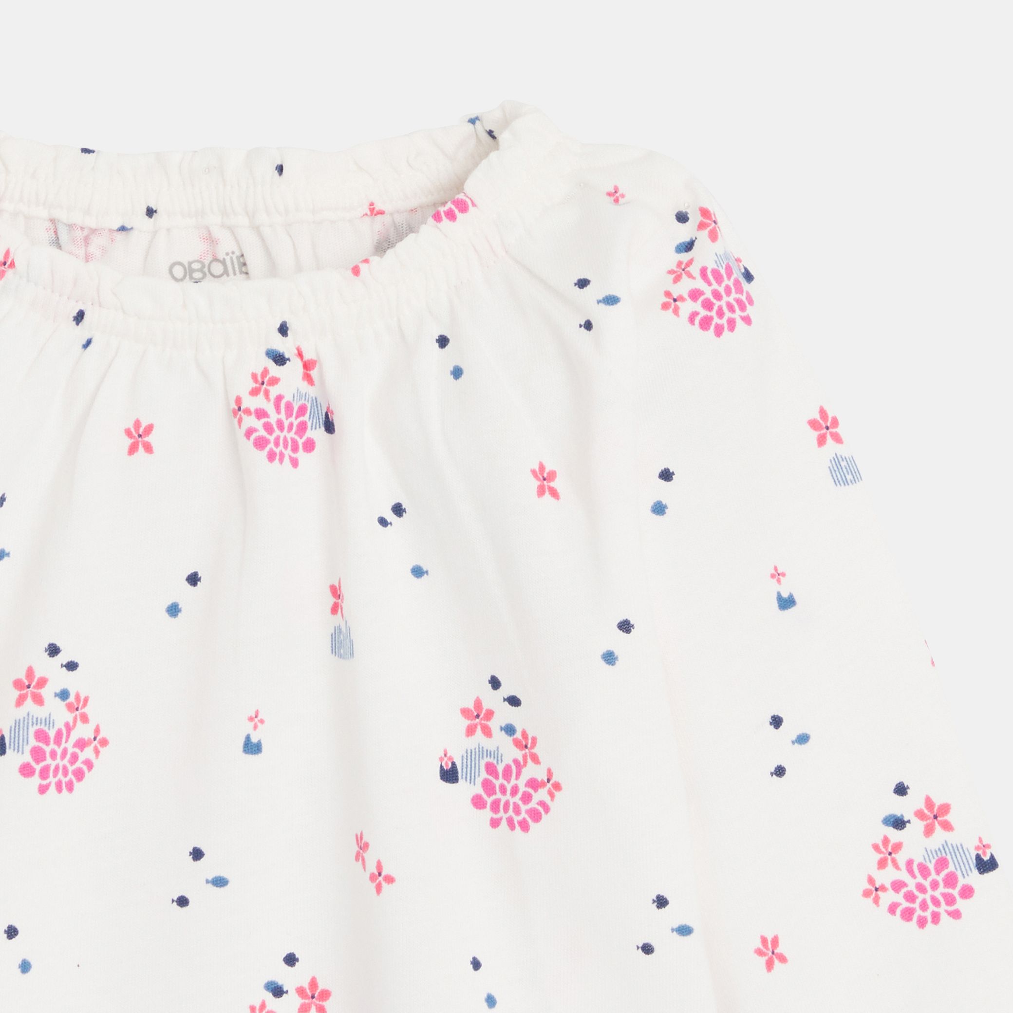 Áo tunic tay dài họa tiết ngôi sao cho bé gái