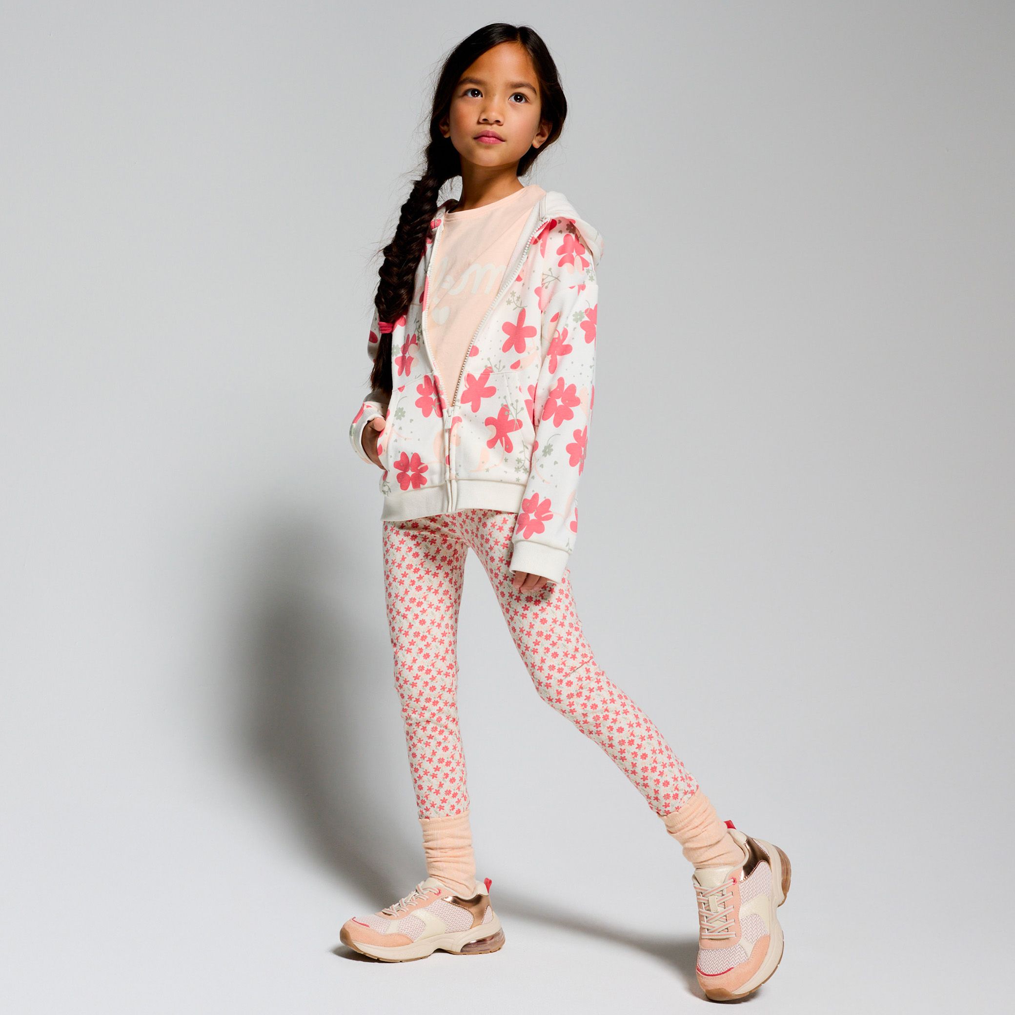 Quần leggings họa tiết hoa