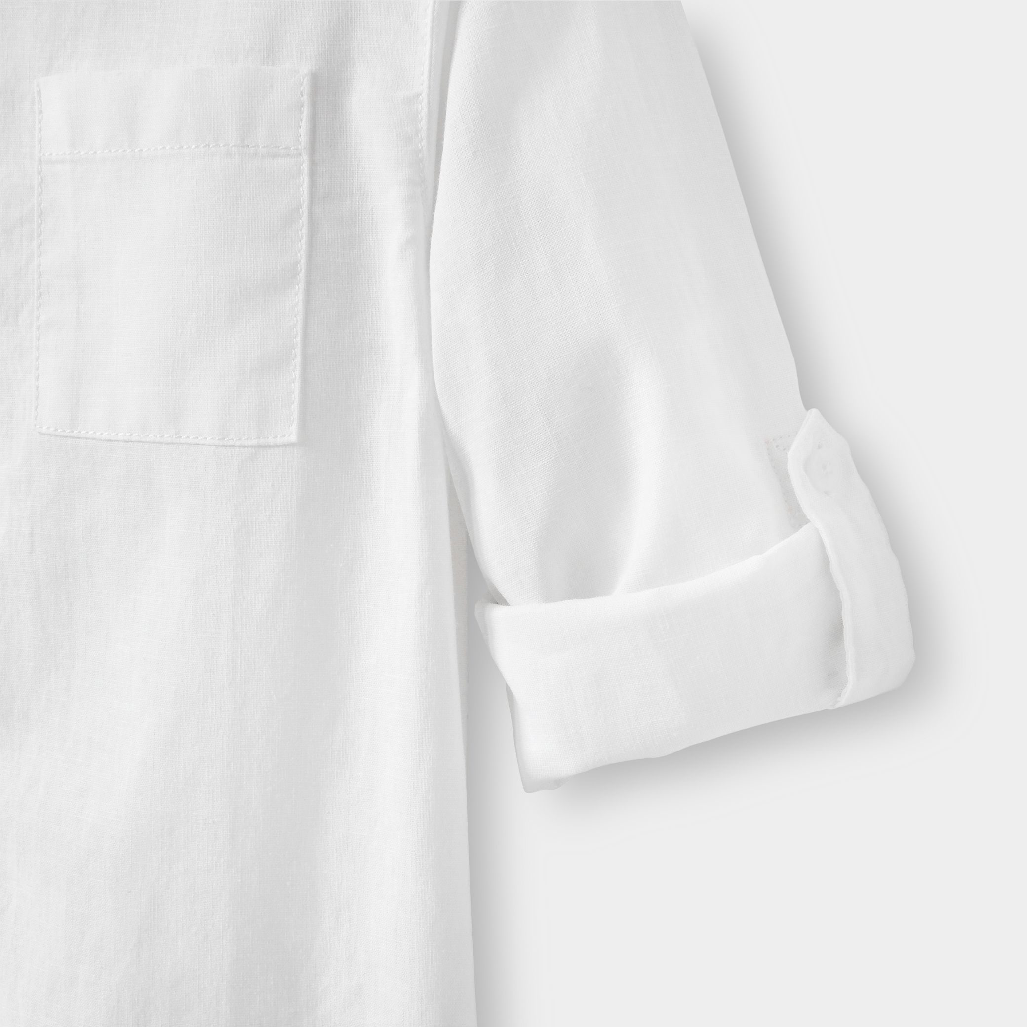 Áo sơ mi vải cotton và linen cho bé trai