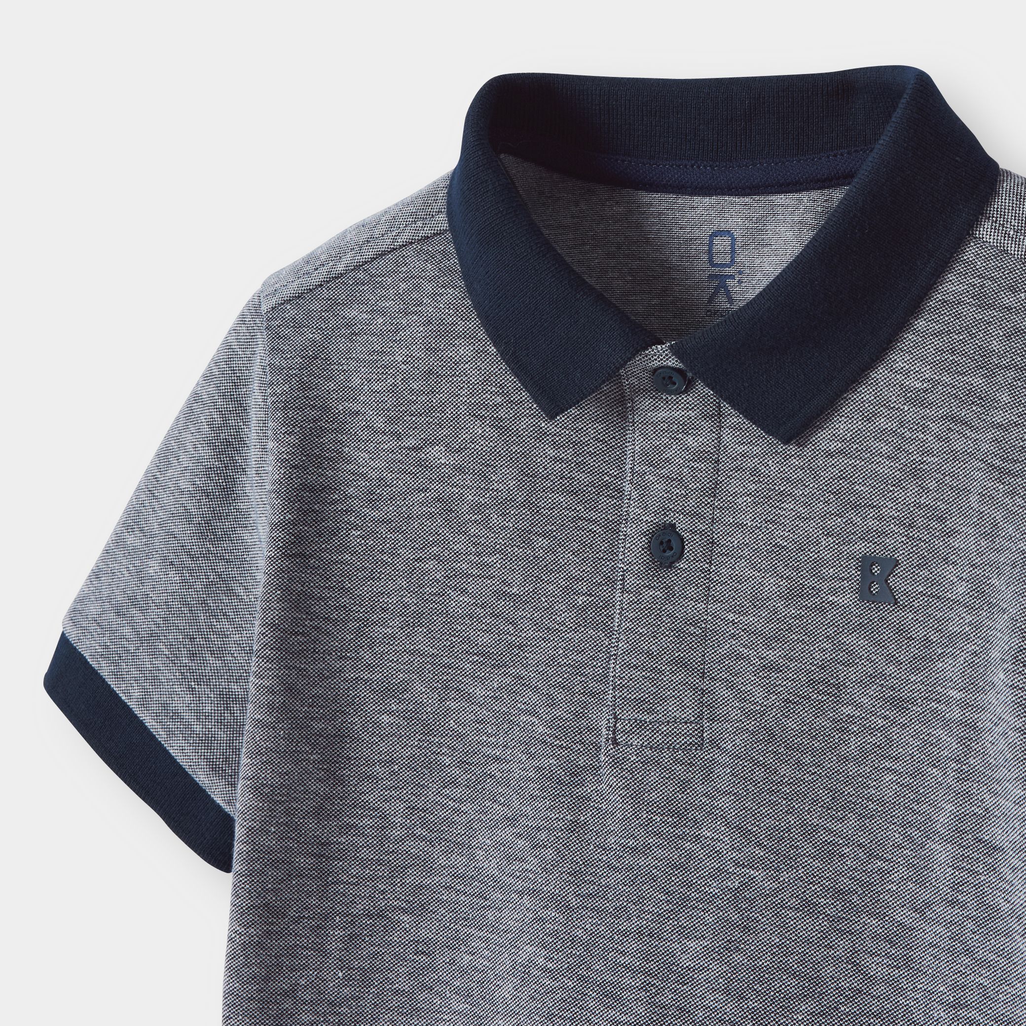 Áo polo vải cotton piqué