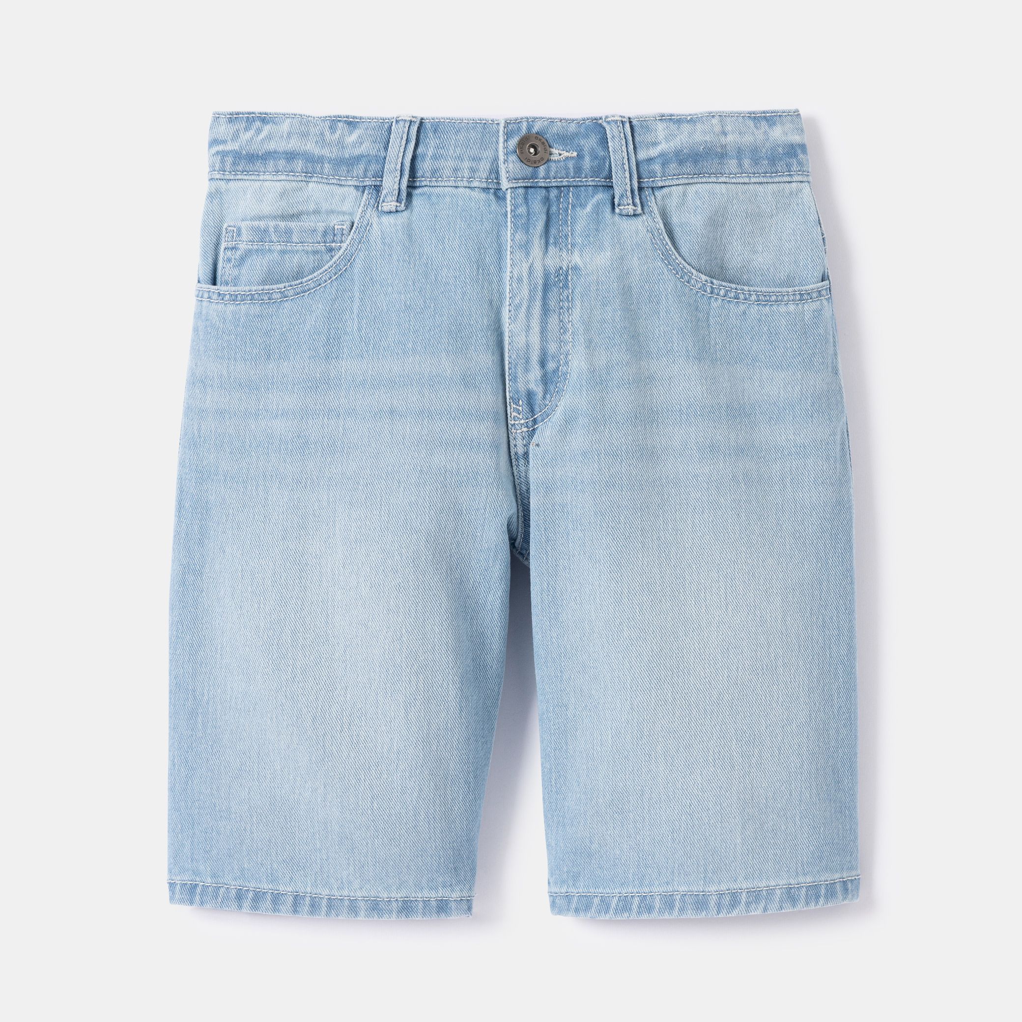 Quần shorts Bermuda vải denim