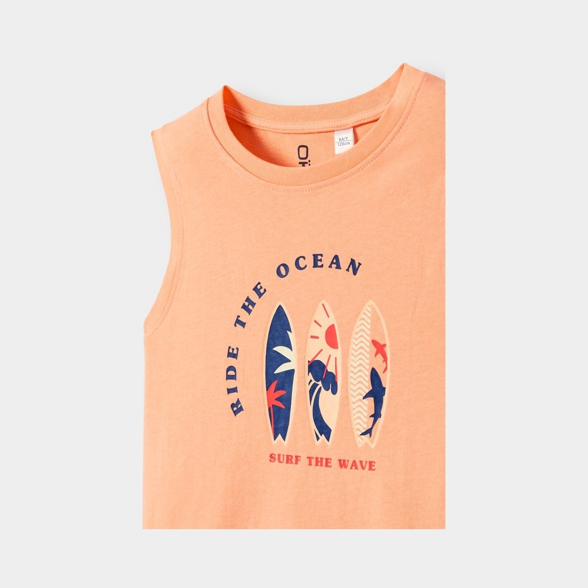 Áo tank top in họa tiết ván lướt sóng cho bé trai