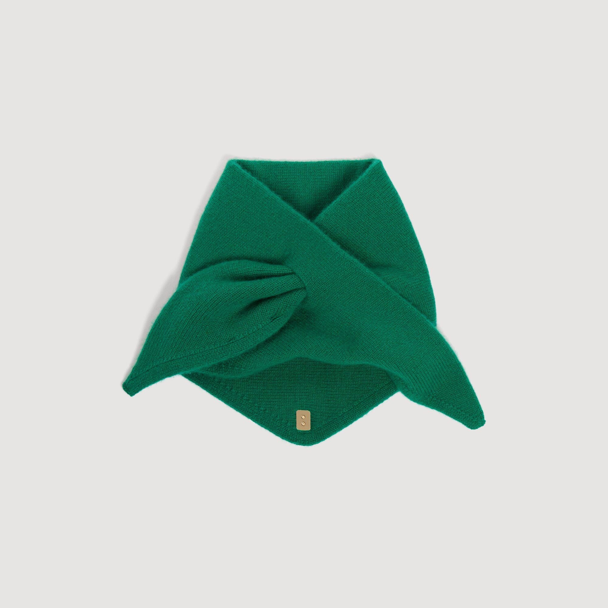 Khăn bandana len và cashmere buộc dây