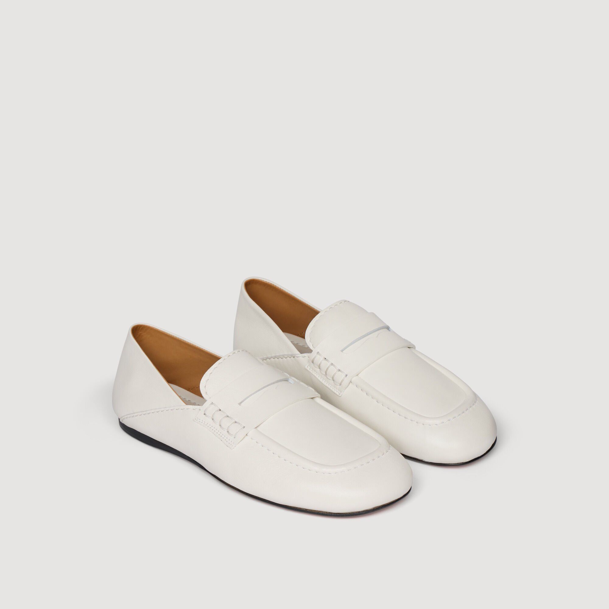 Sandro - Giày loafers da