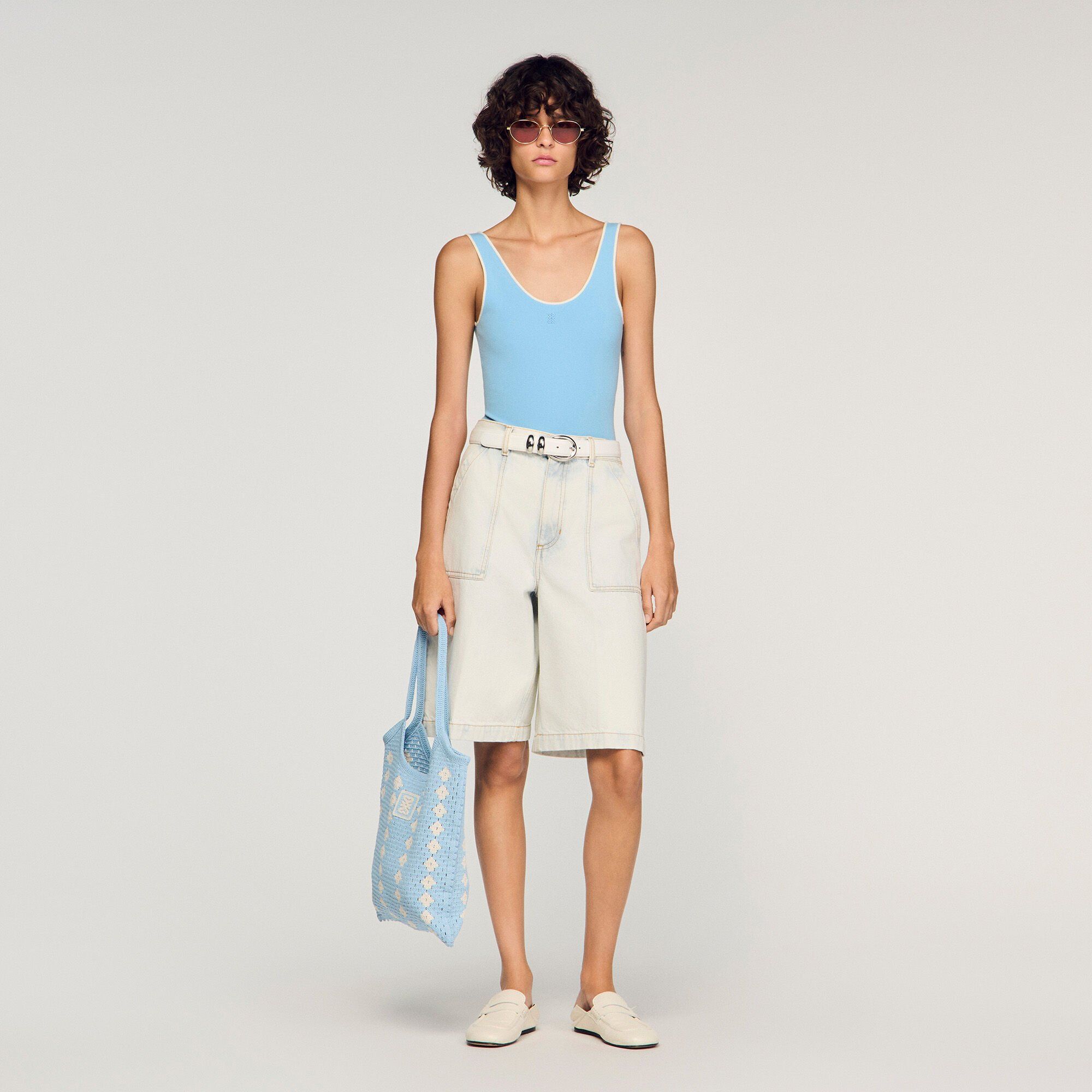 Sandro - Bộ bodysuit dệt kim