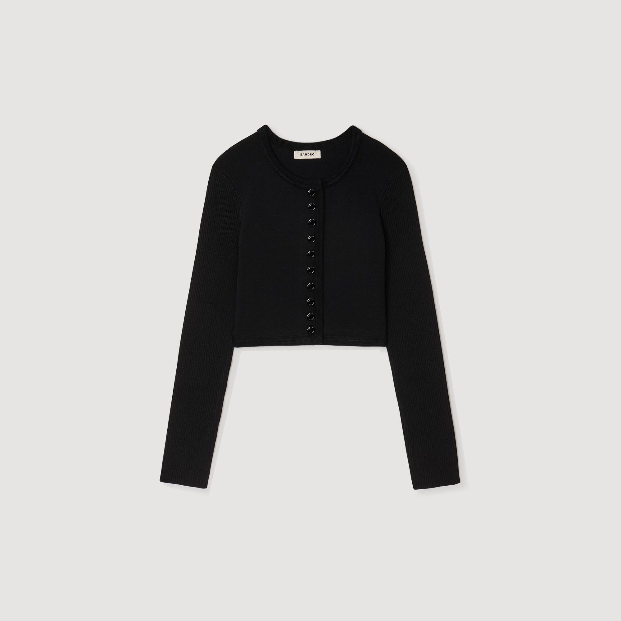 Áo cardigan dáng lửng