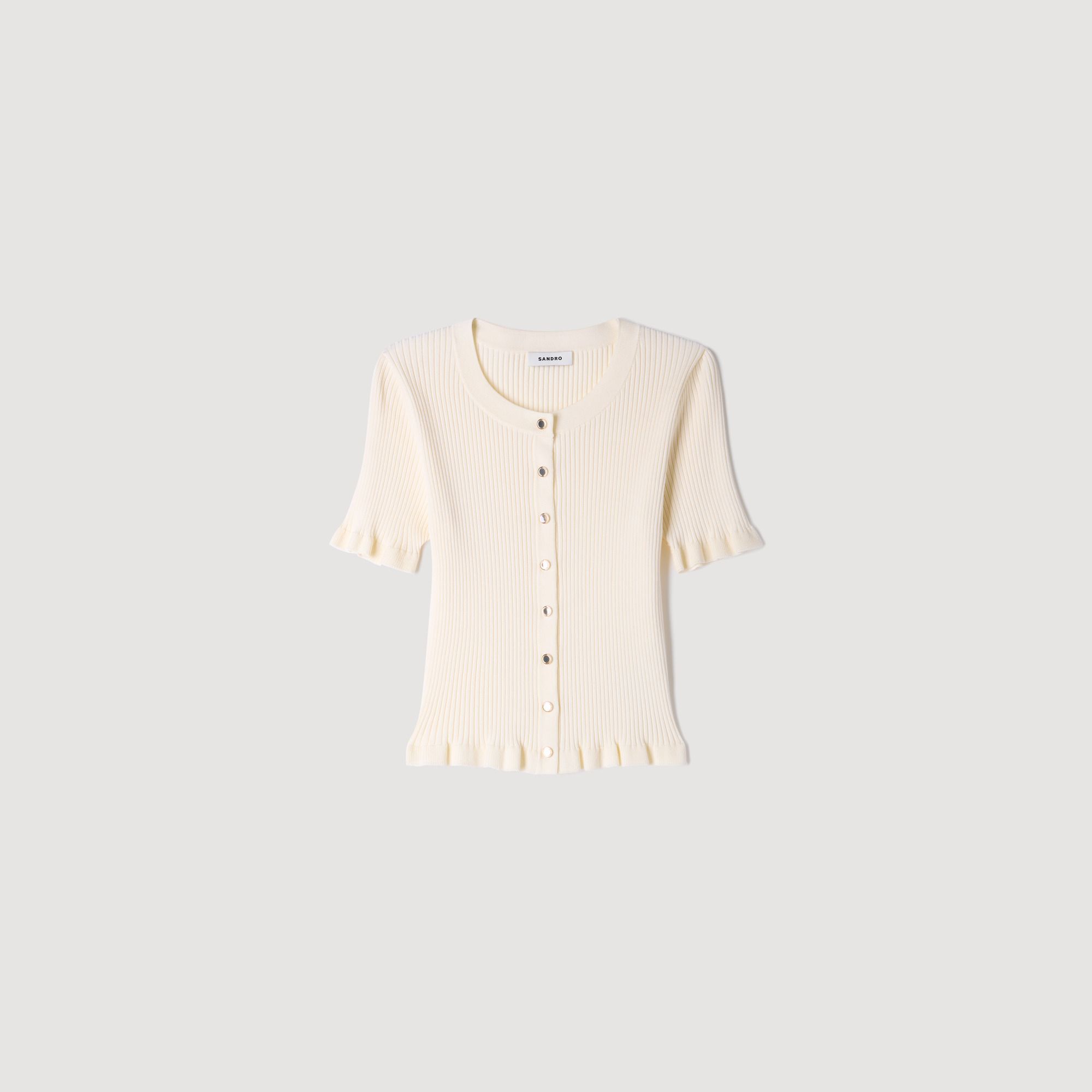 Áo cardigan dệt kim gân