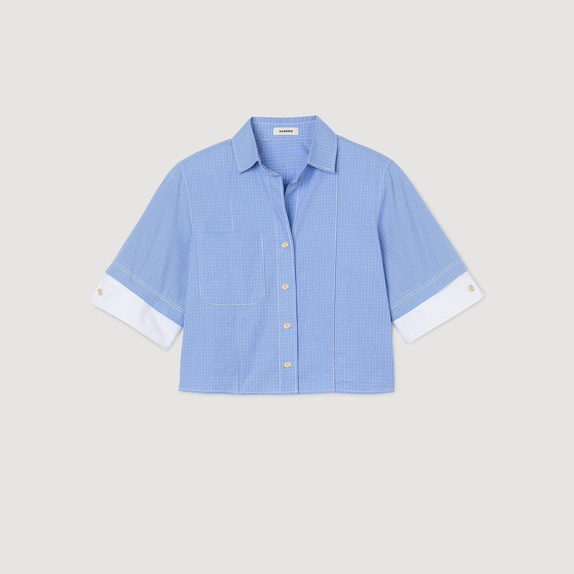 Áo sơ mi kẻ caro oversize