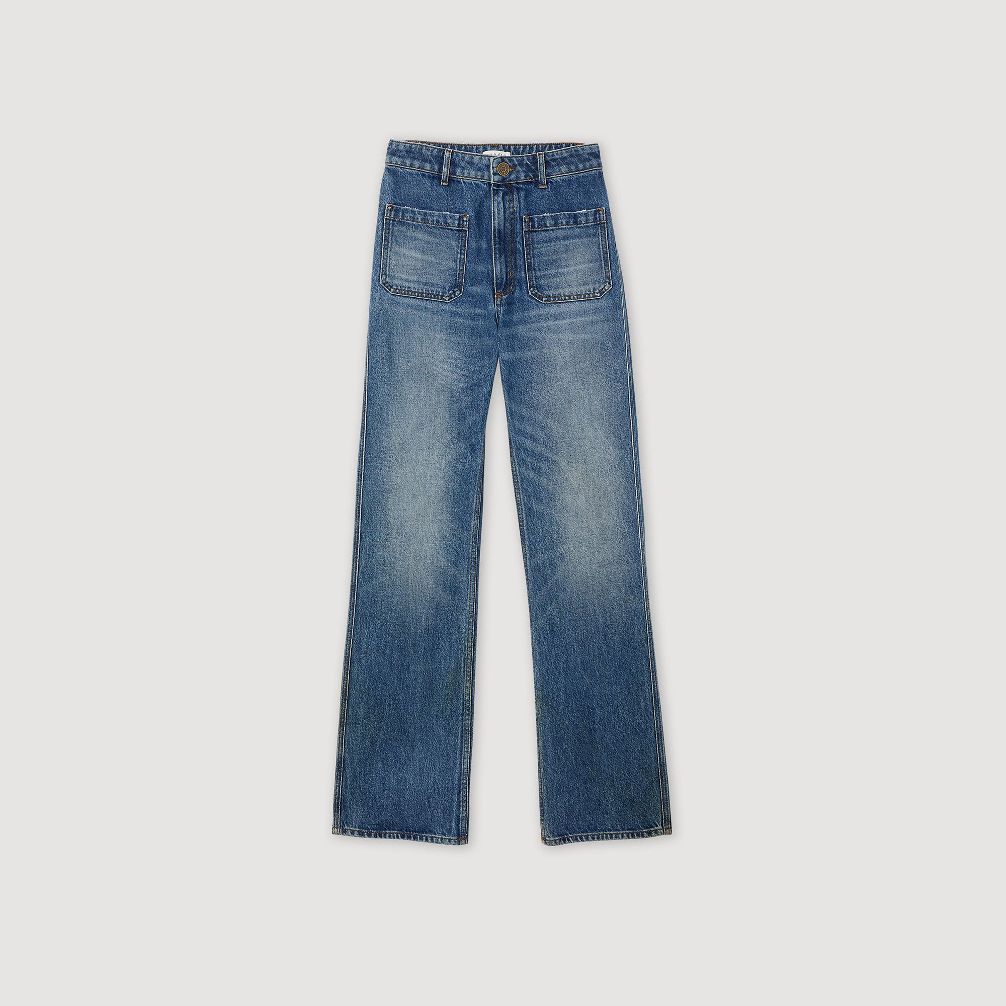 Sandro - Quần jeans ống loe