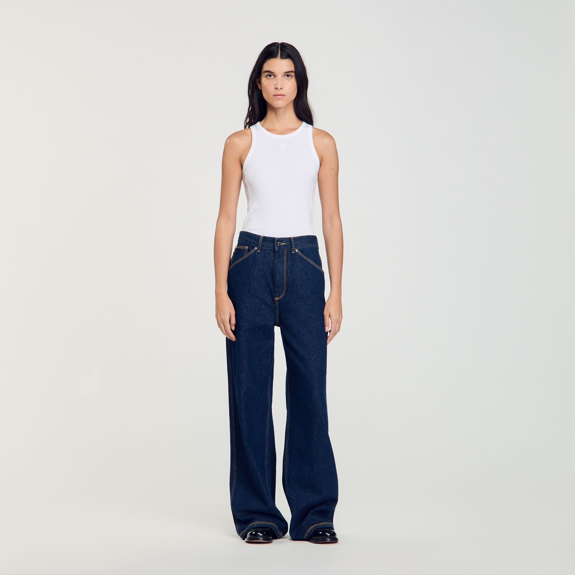 Sandro - Quần jeans ống loe