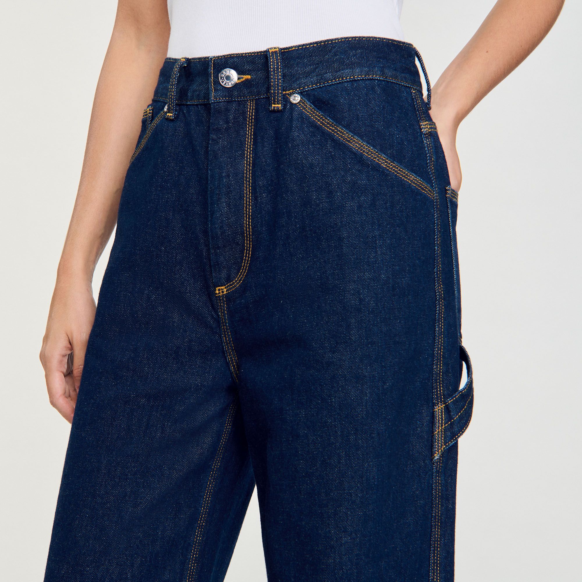 Sandro - Quần jeans ống loe