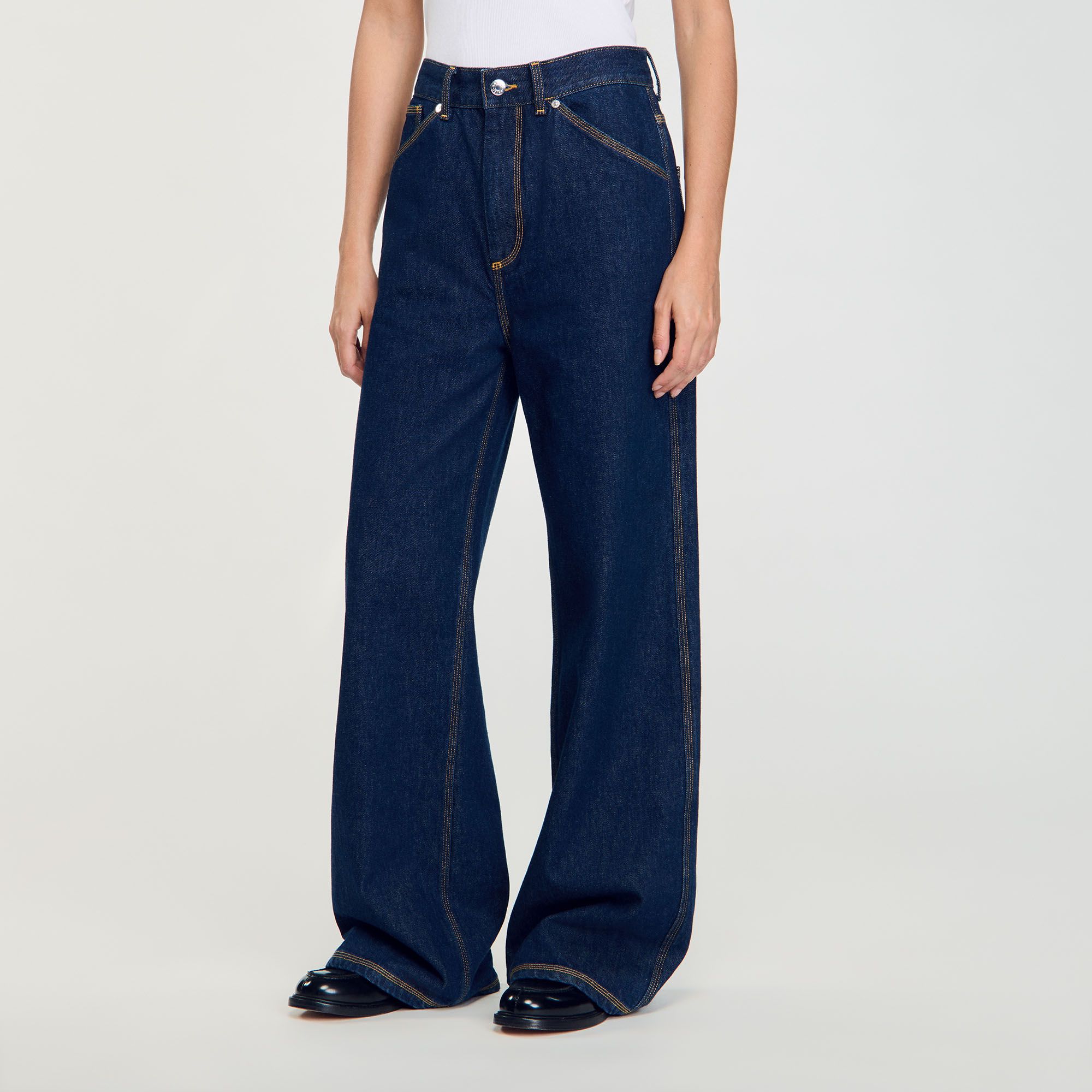Sandro - Quần jeans ống loe