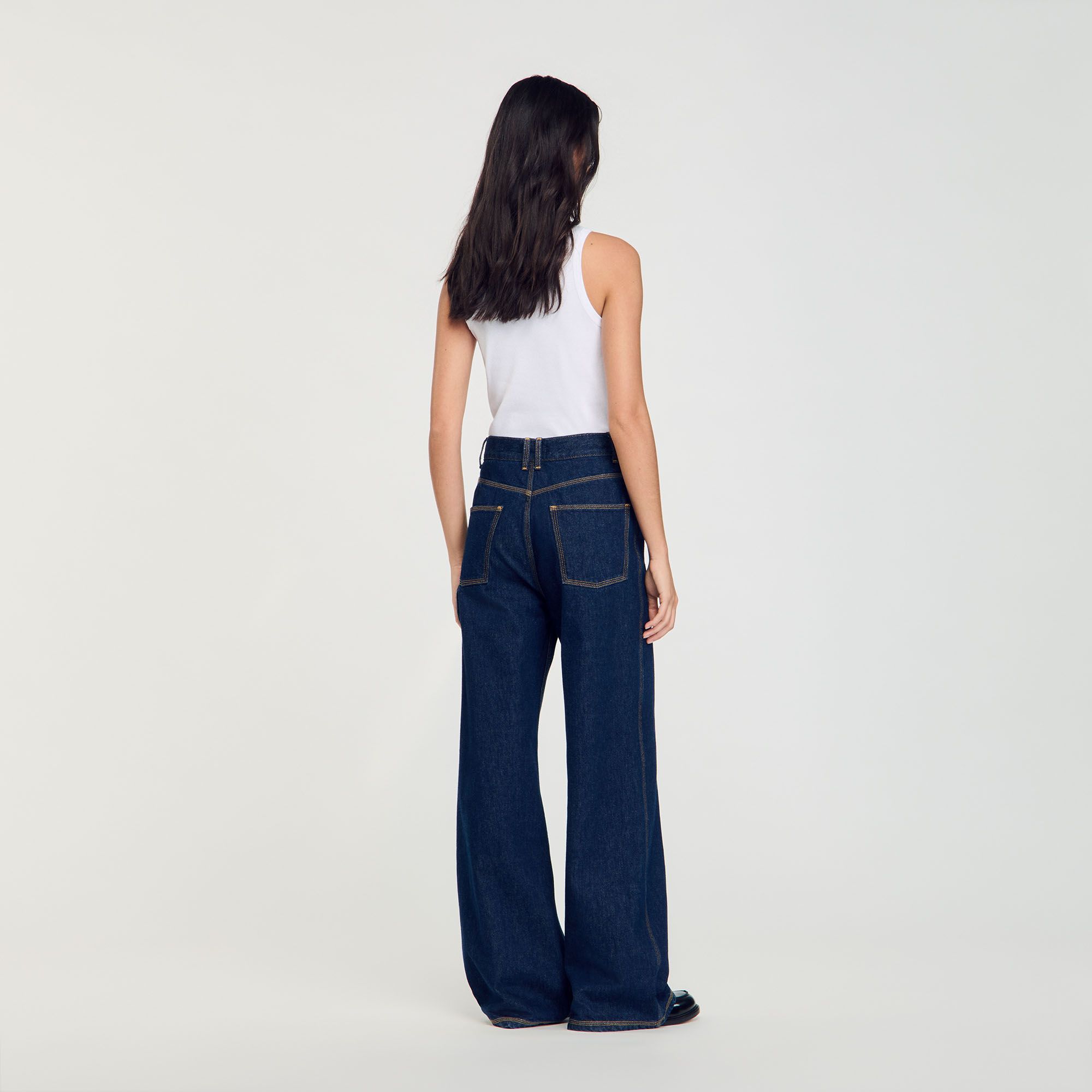 Sandro - Quần jeans ống loe