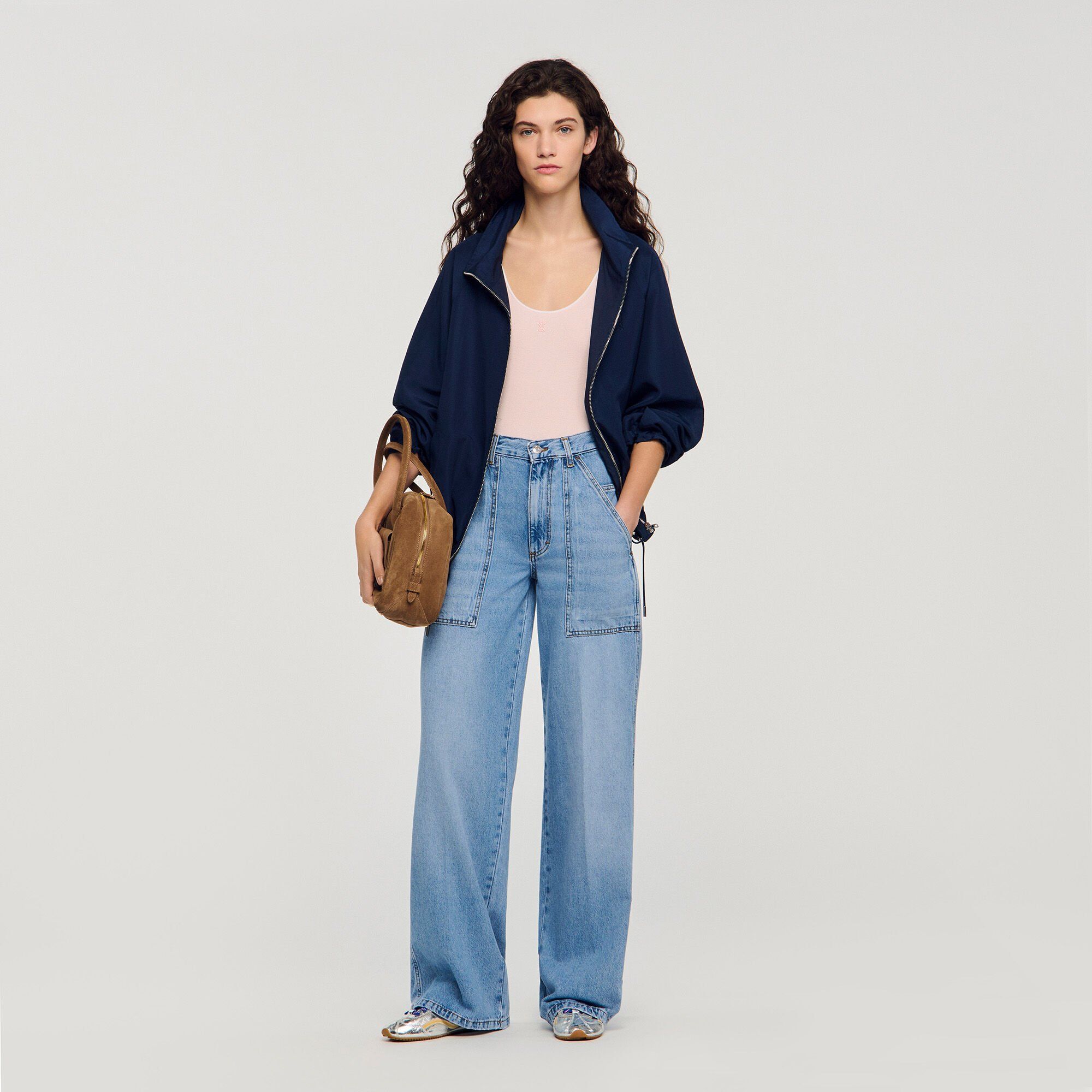 Sandro - Quần jeans ống đứng