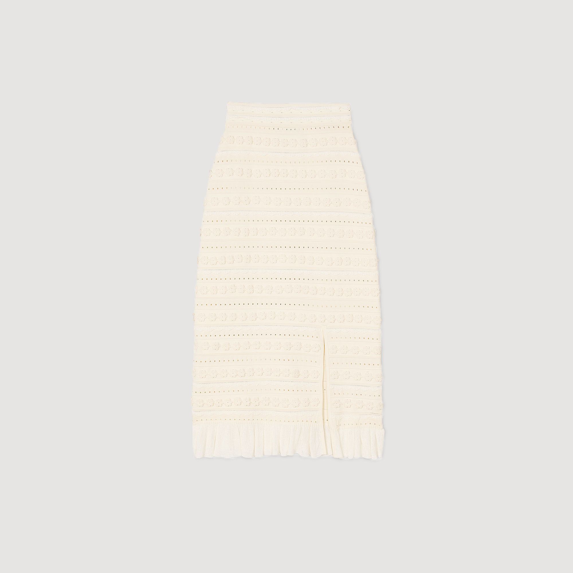 Sandro - Chân váy dài crochet