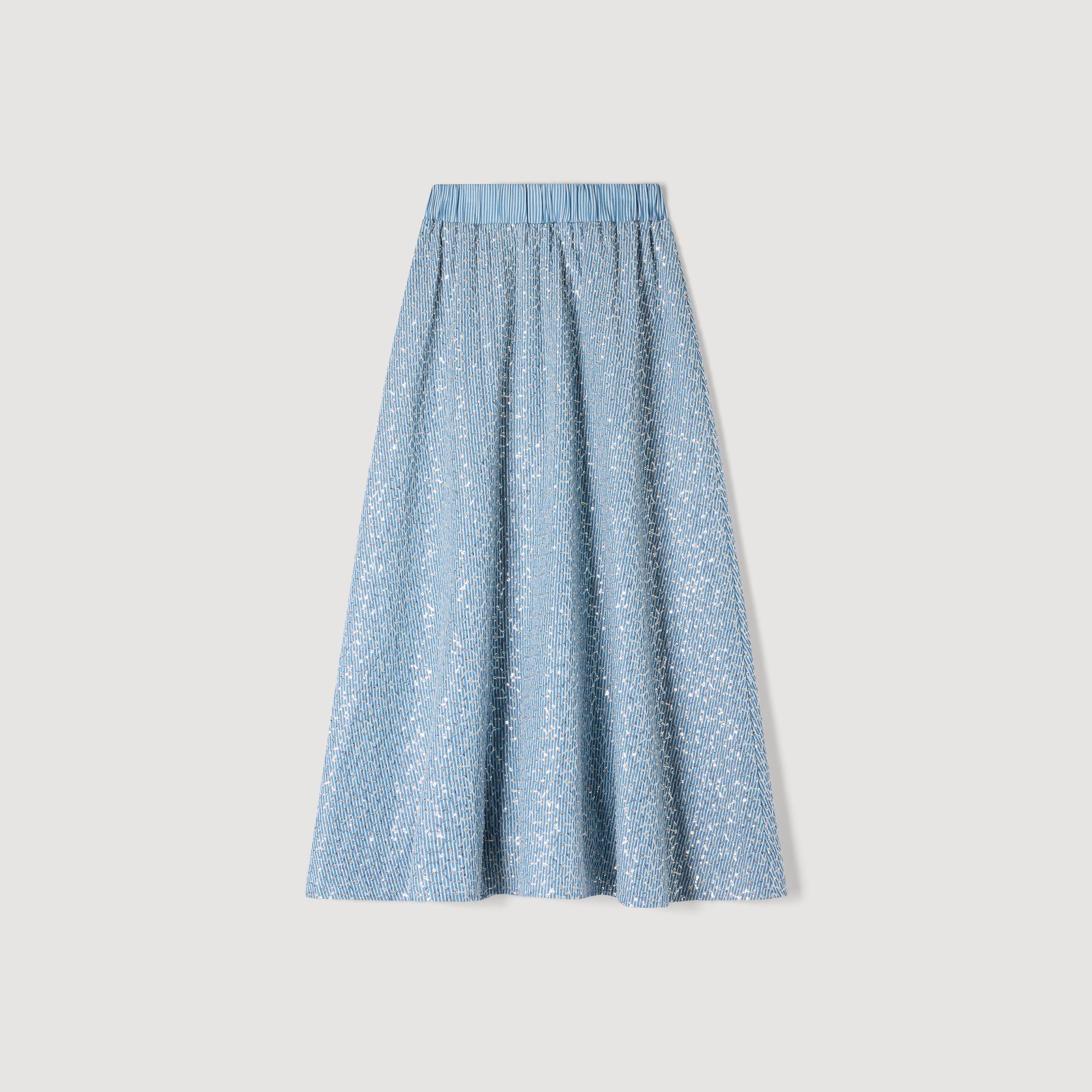 Váy dài đính sequin Isea