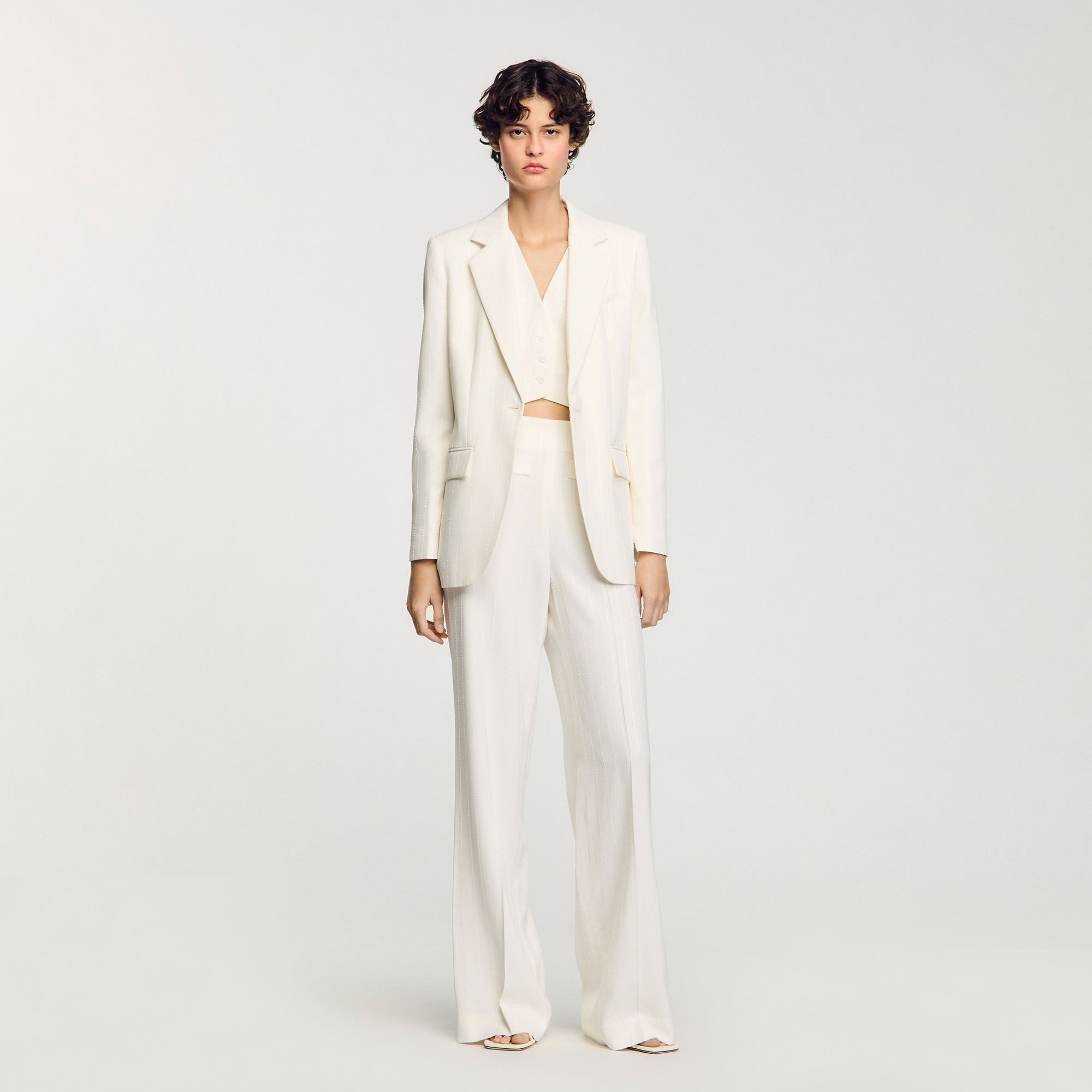 Quần vest đính sequin