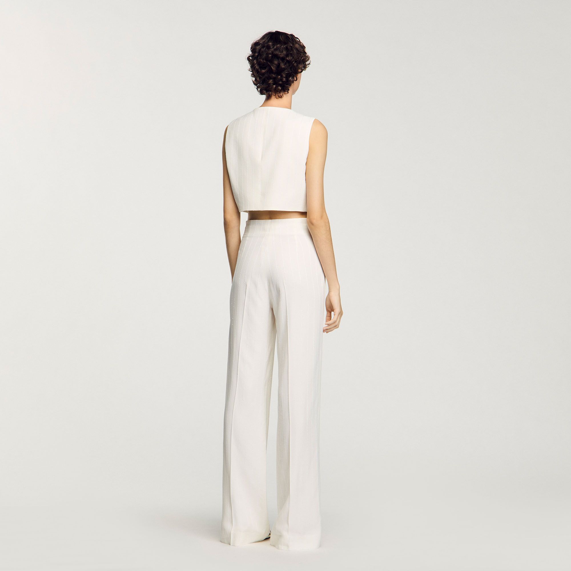 Quần vest đính sequin