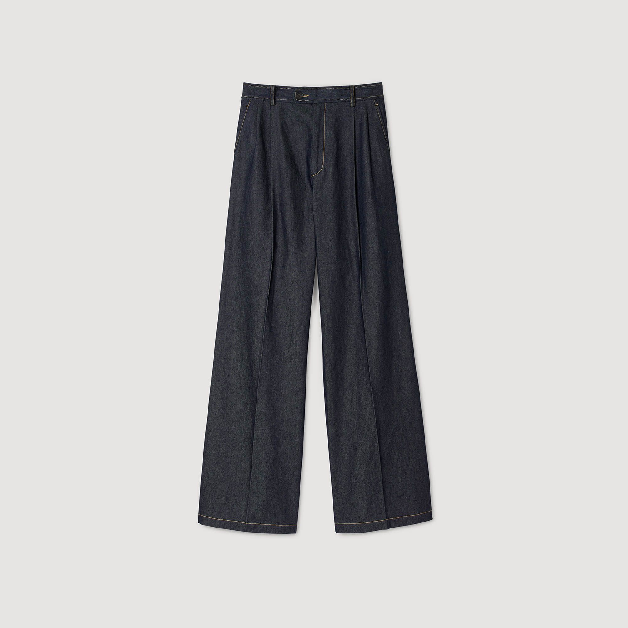 Quần âu denim
