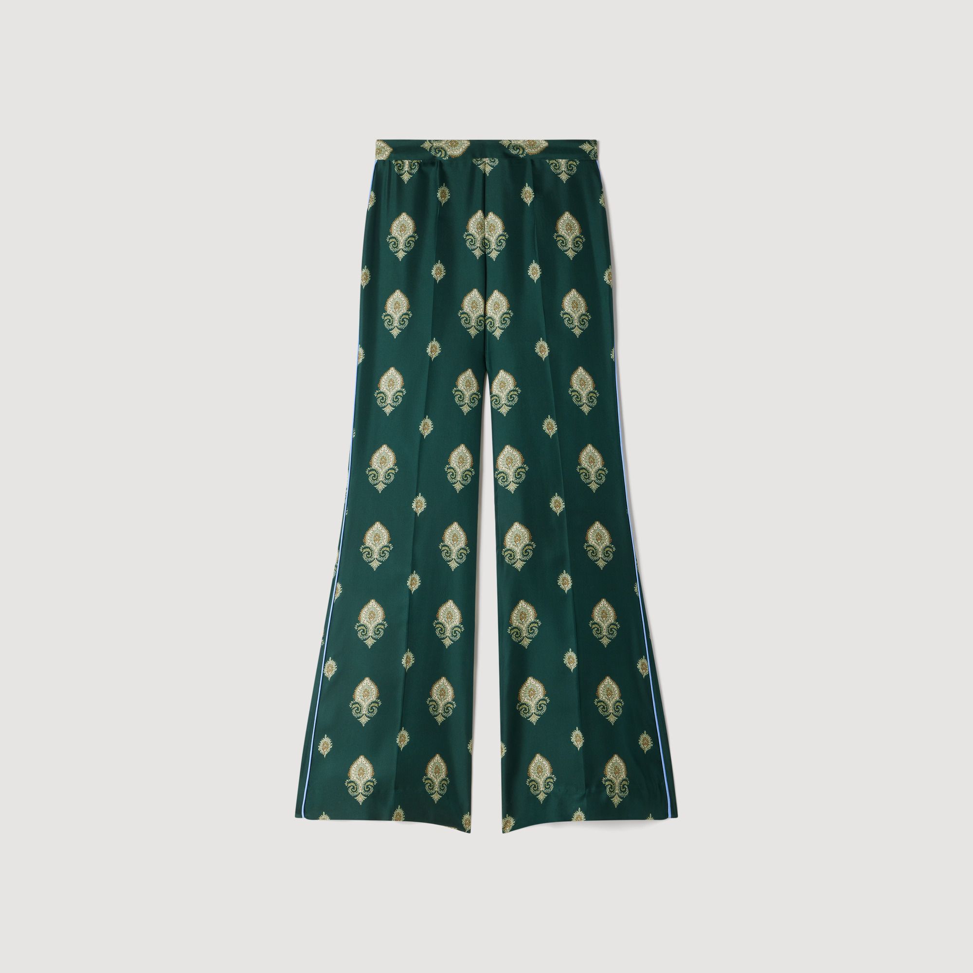 Quần ống rộng in họa tiết Paisley