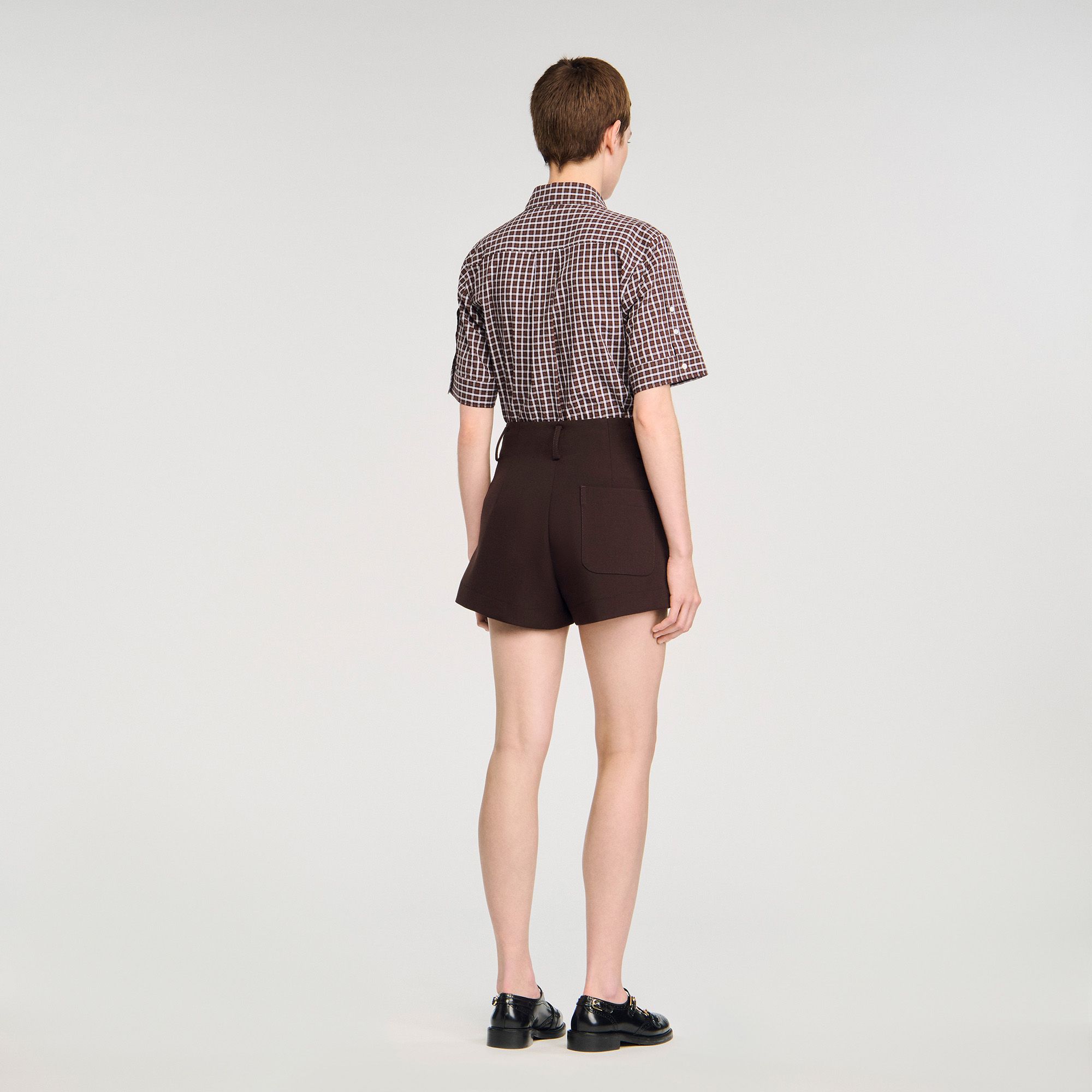 Sandro - Quần short phối khuy