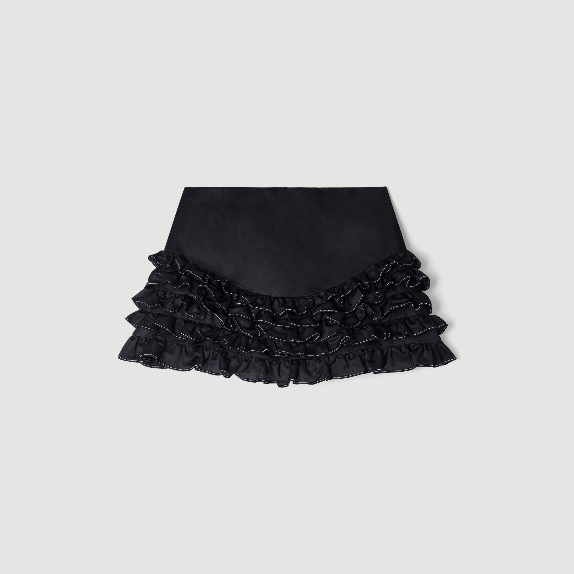 Sandro - Váy xòe topstitch