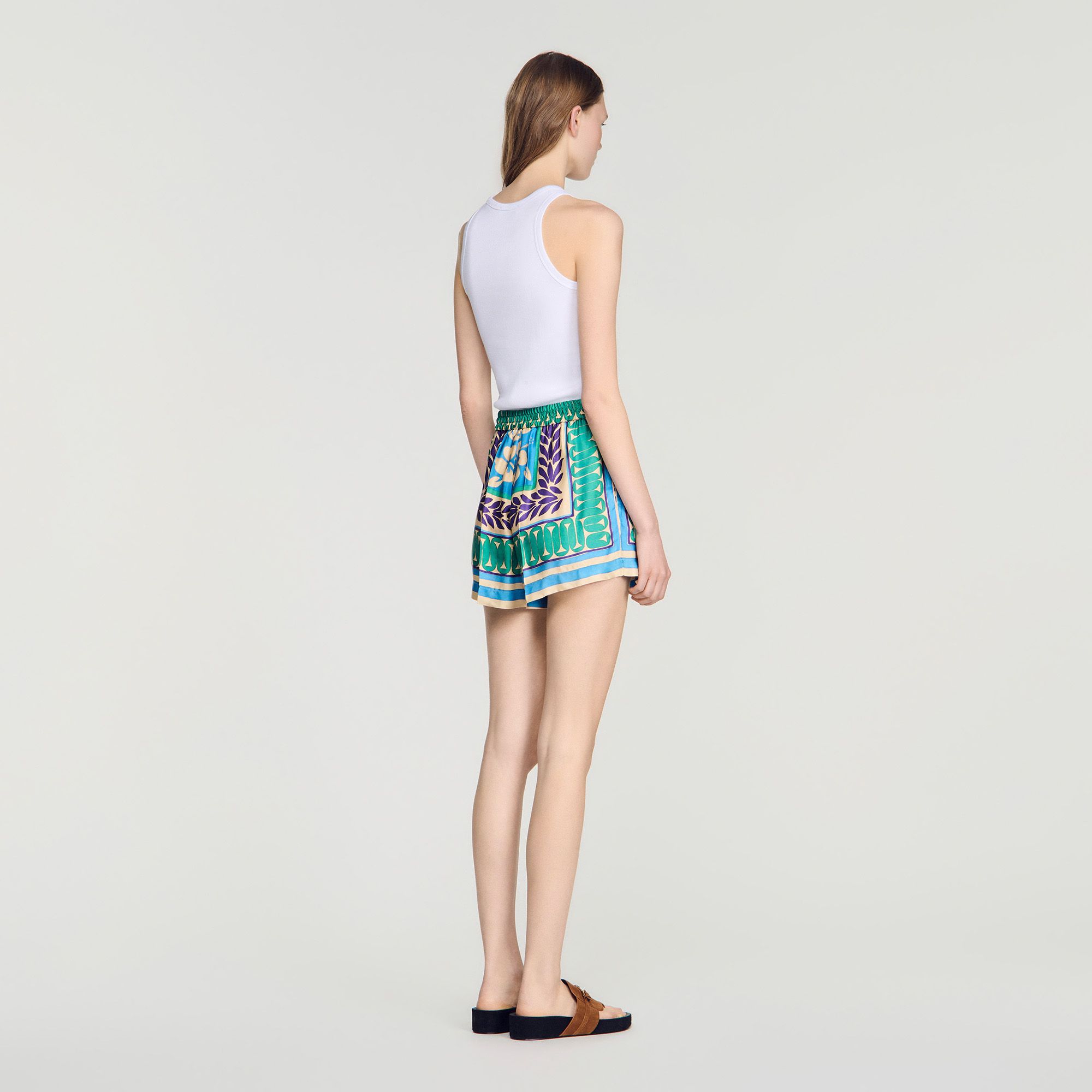 Sandro - Quần short in hoạ tiết floral