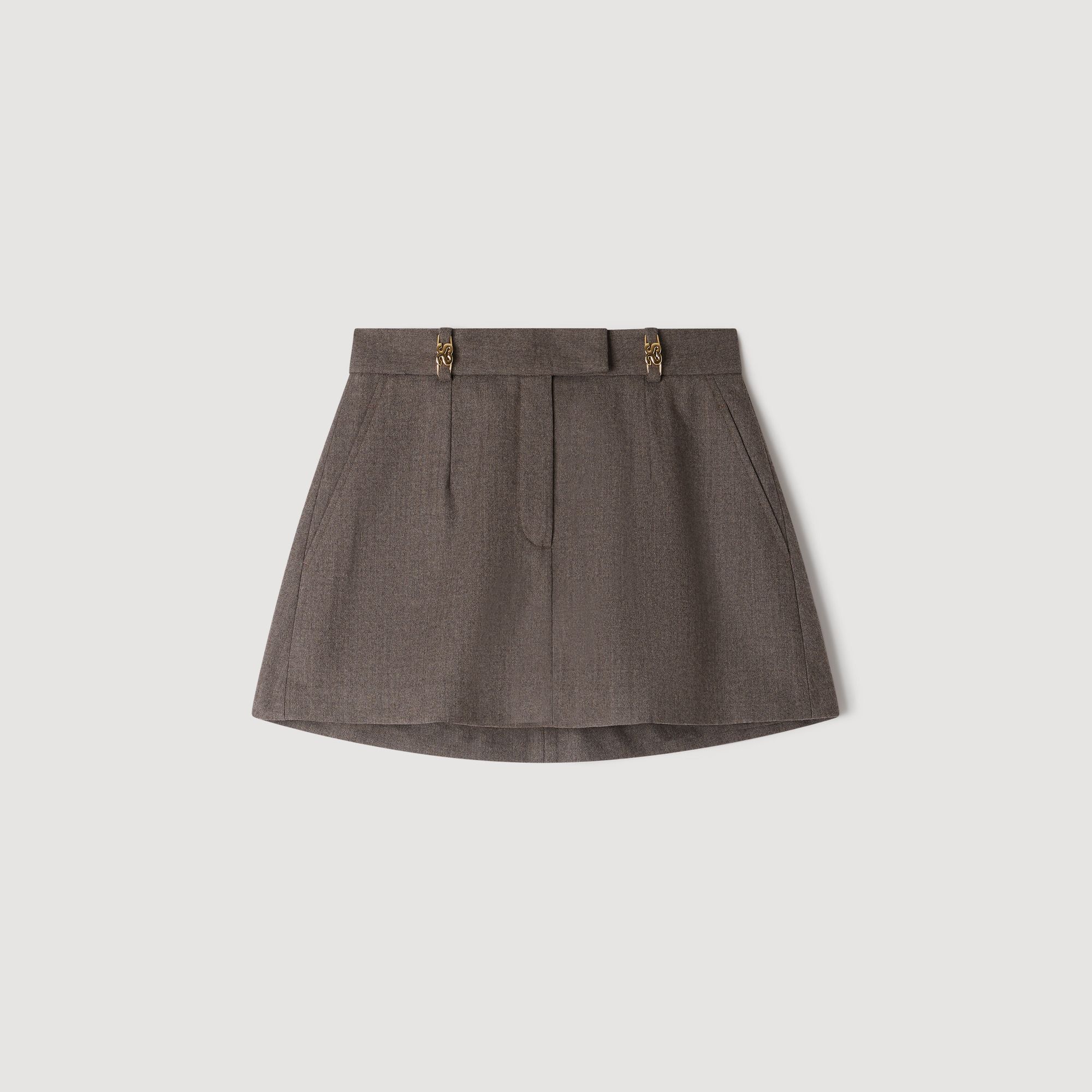 Quần skort len