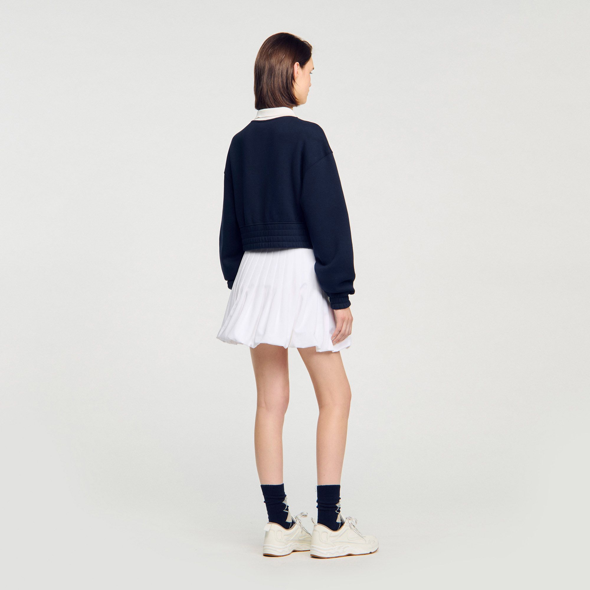 Sandro - Áo sweatshirt hai tông màu