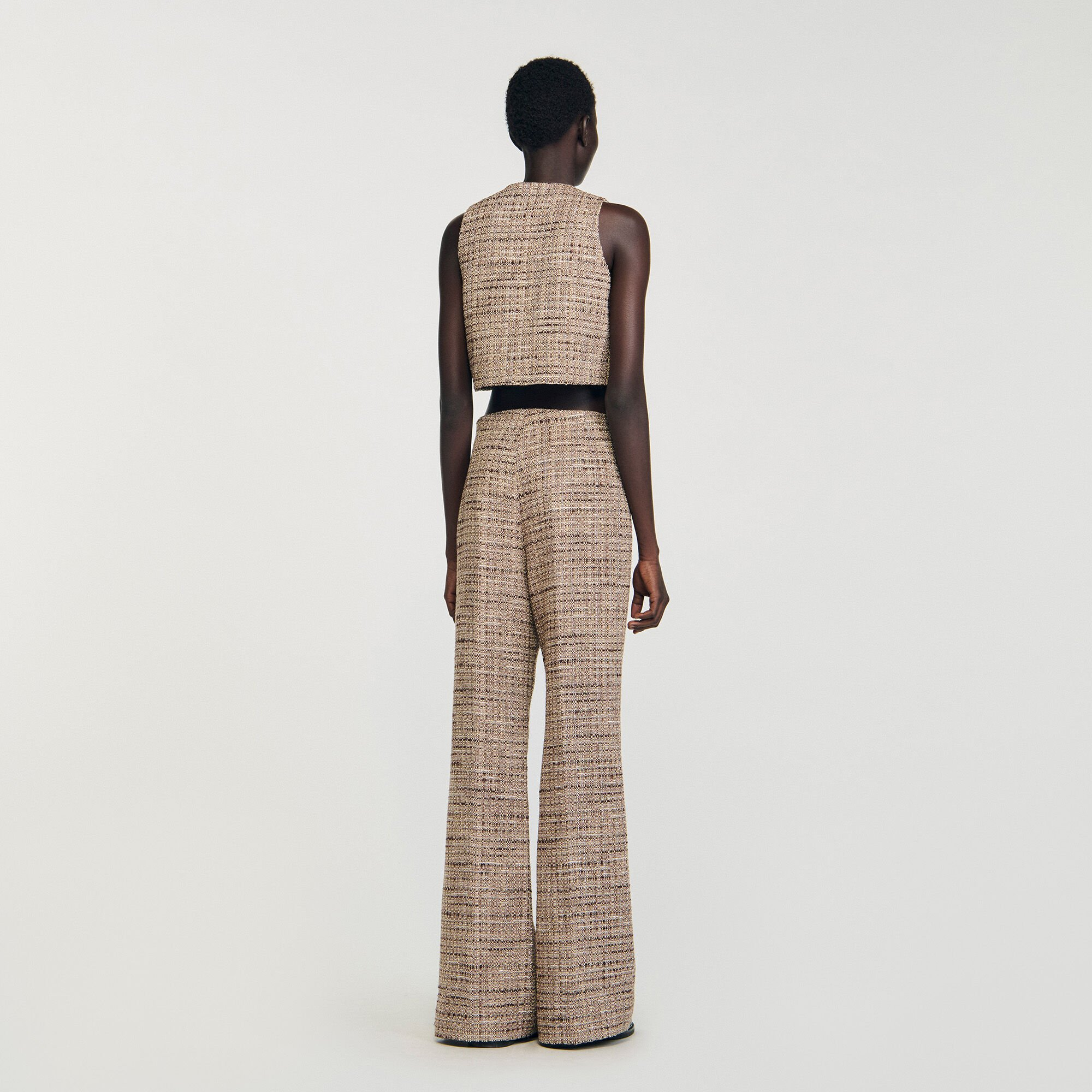 Sandro - Áo gilet tweed