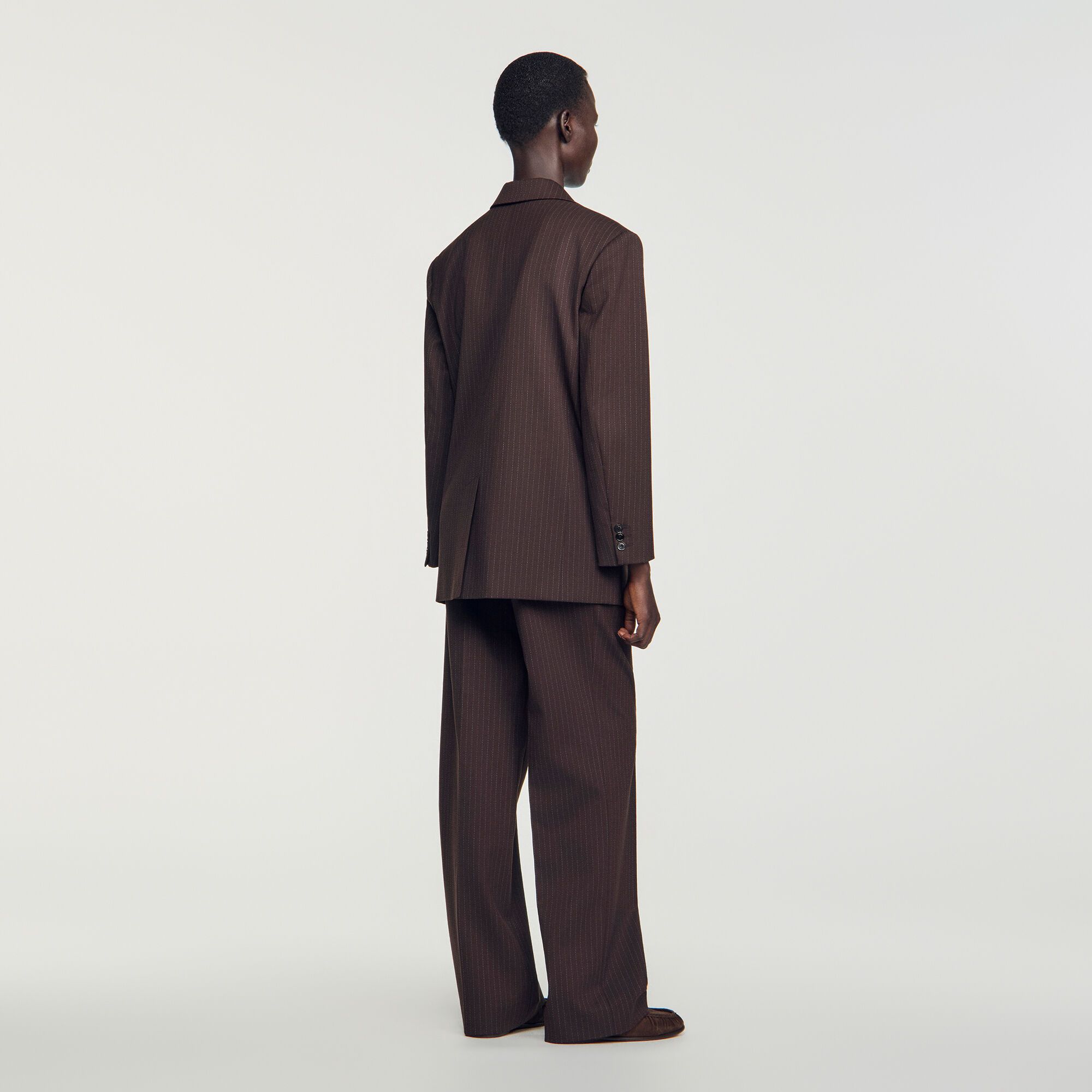 Áo blazer kẻ sọc