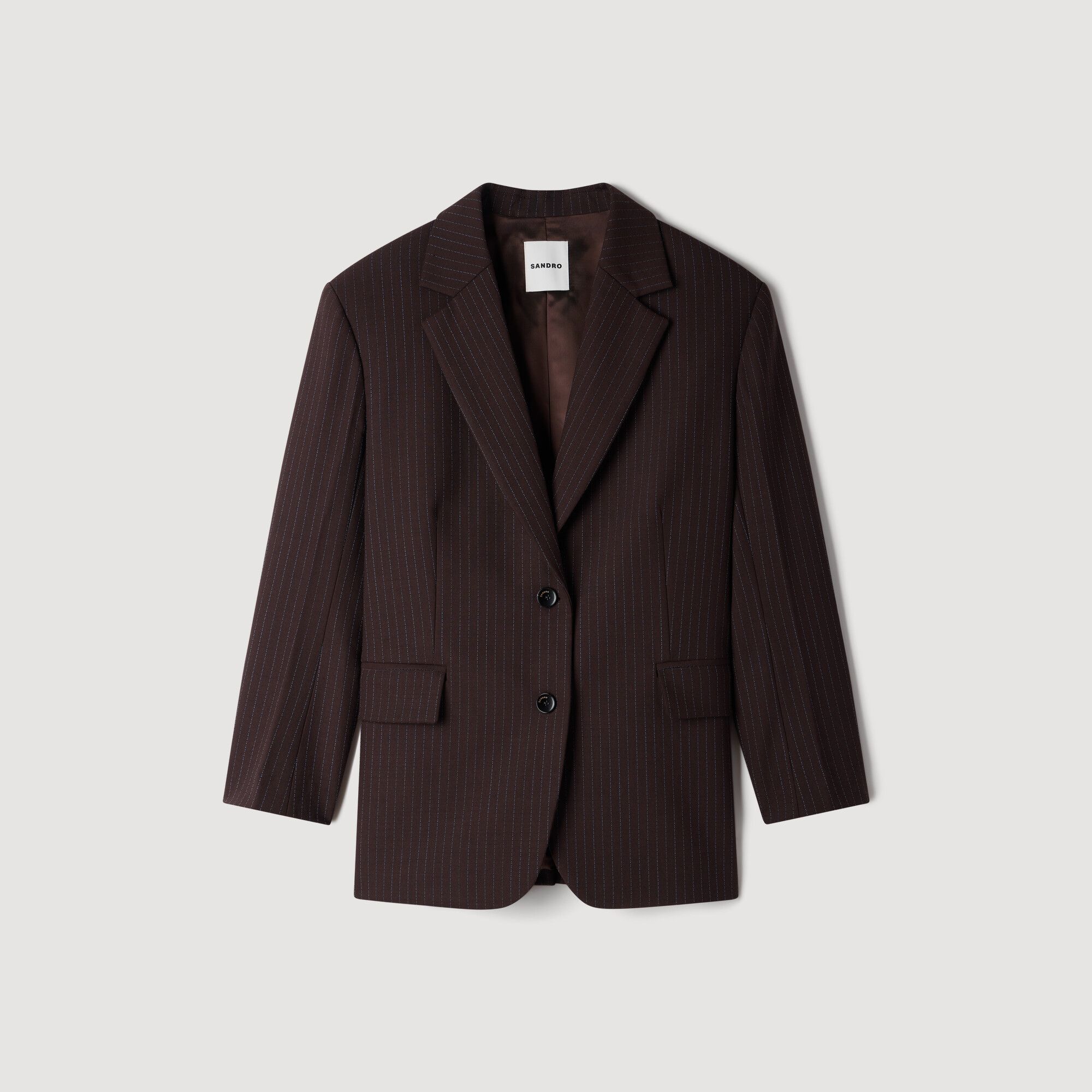 Áo blazer kẻ sọc