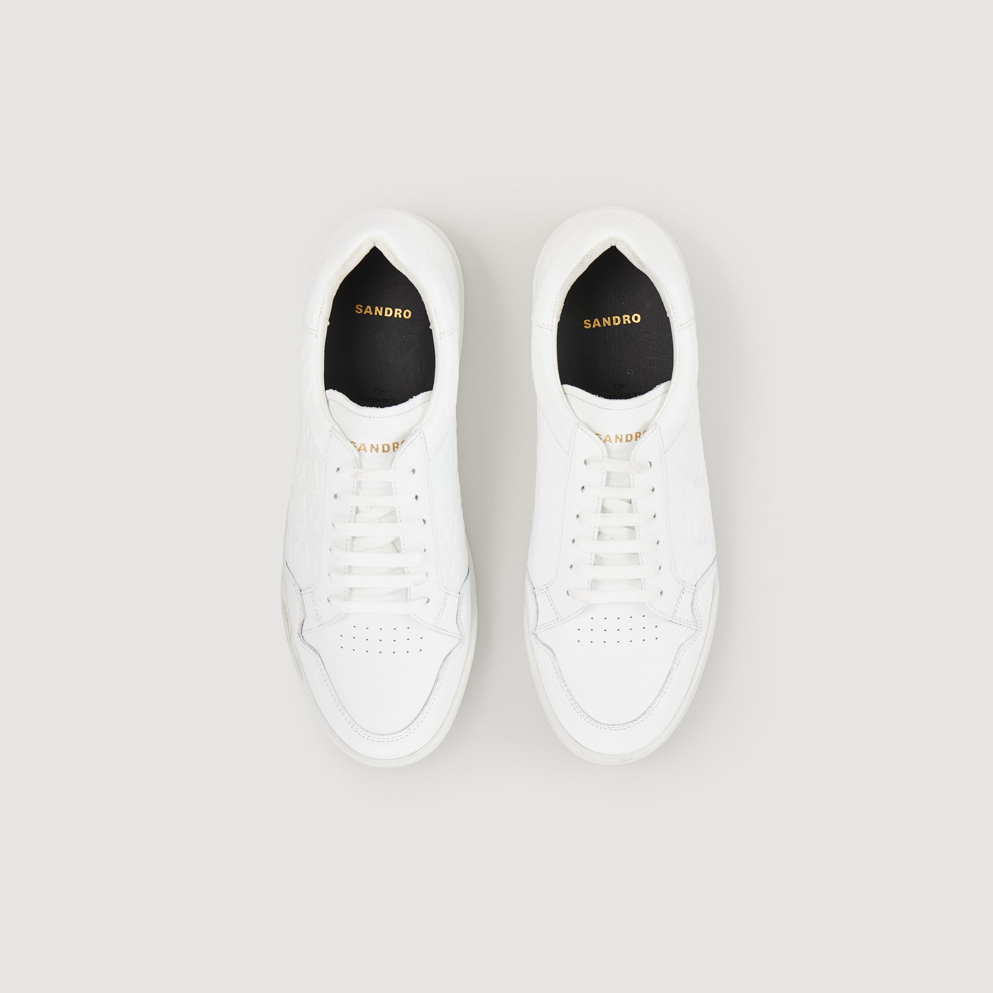 Sandro - Giày sneaker da Square Cross
