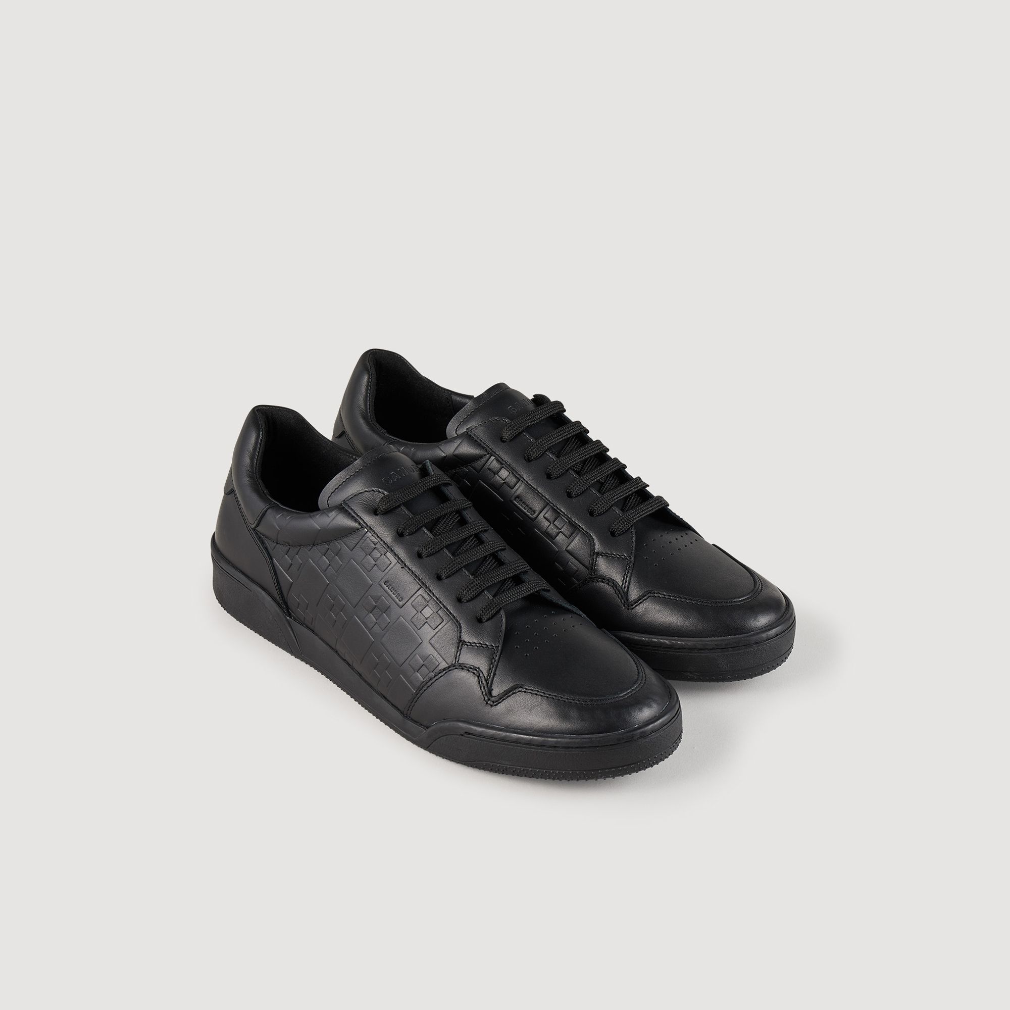 Sandro - Giày sneaker da Square Cross