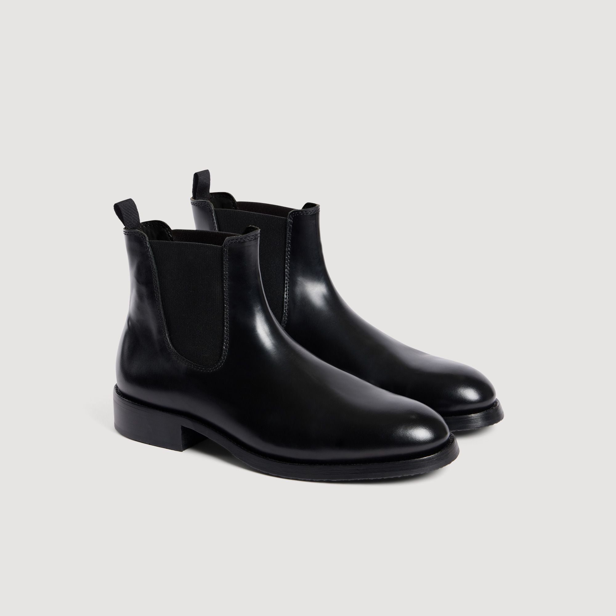 Boots Chelsea da trơn