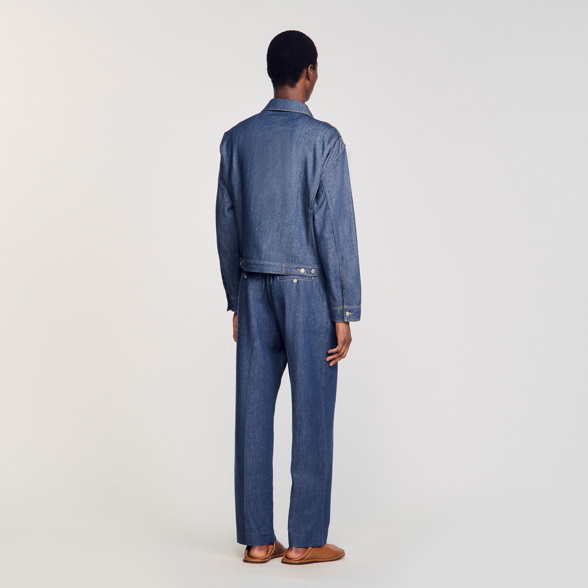 Sandro - Áo khoác chambray