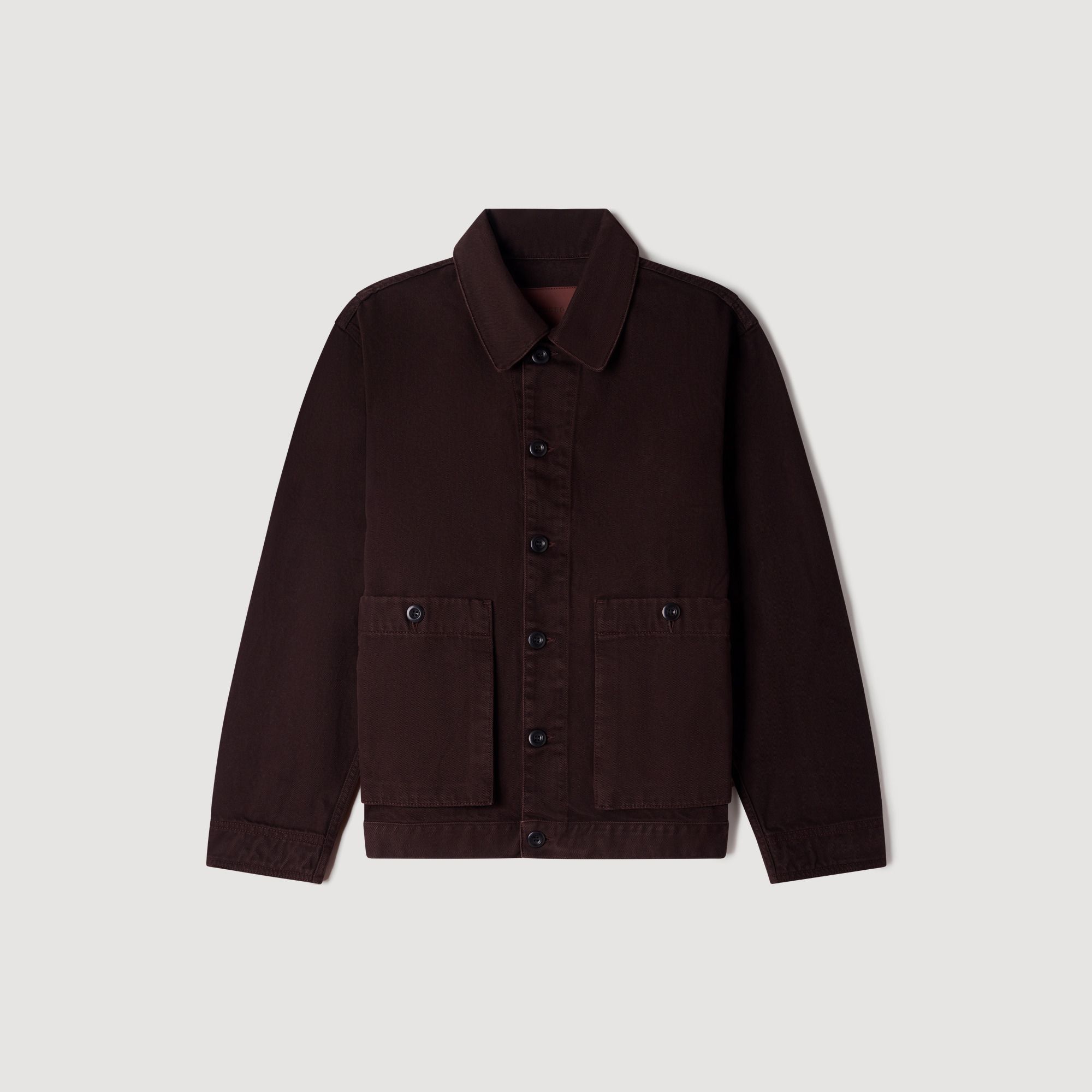 Sandro - Áo khoác denim workwear