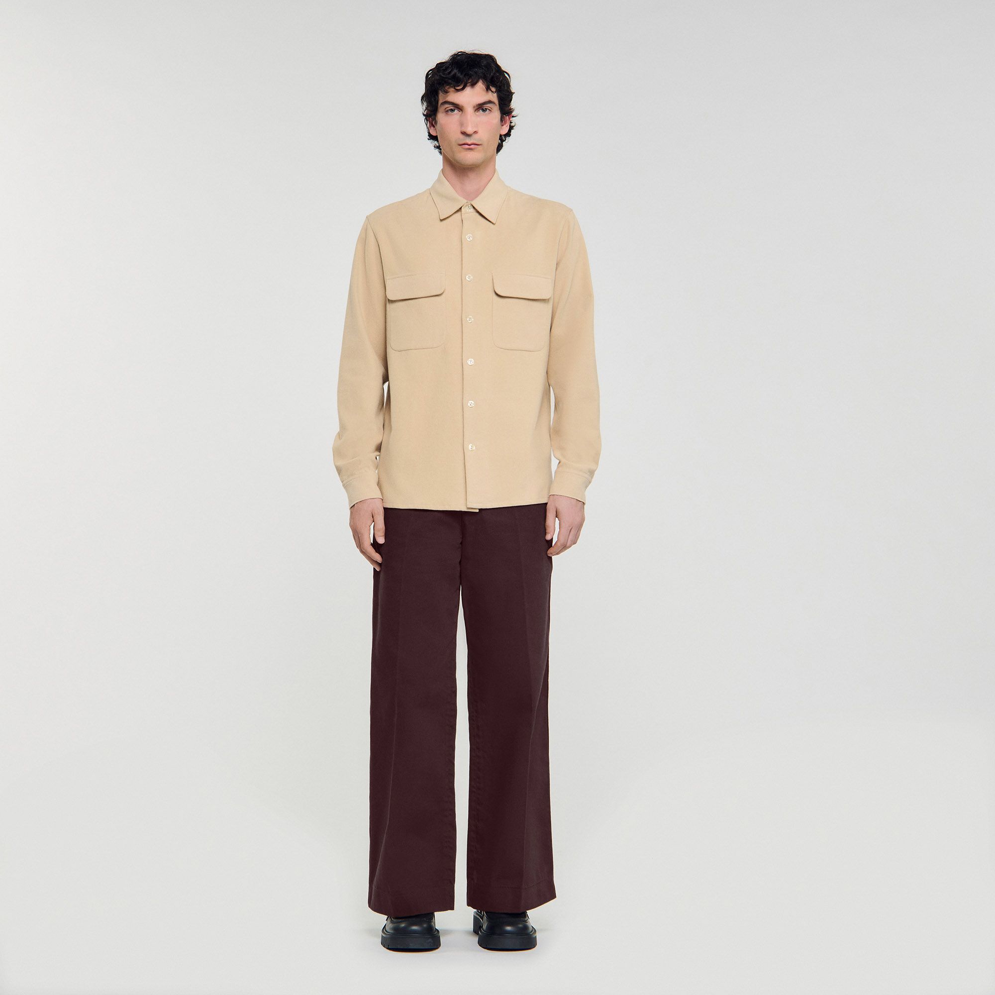 Sandro - Áo sơ mi flannel