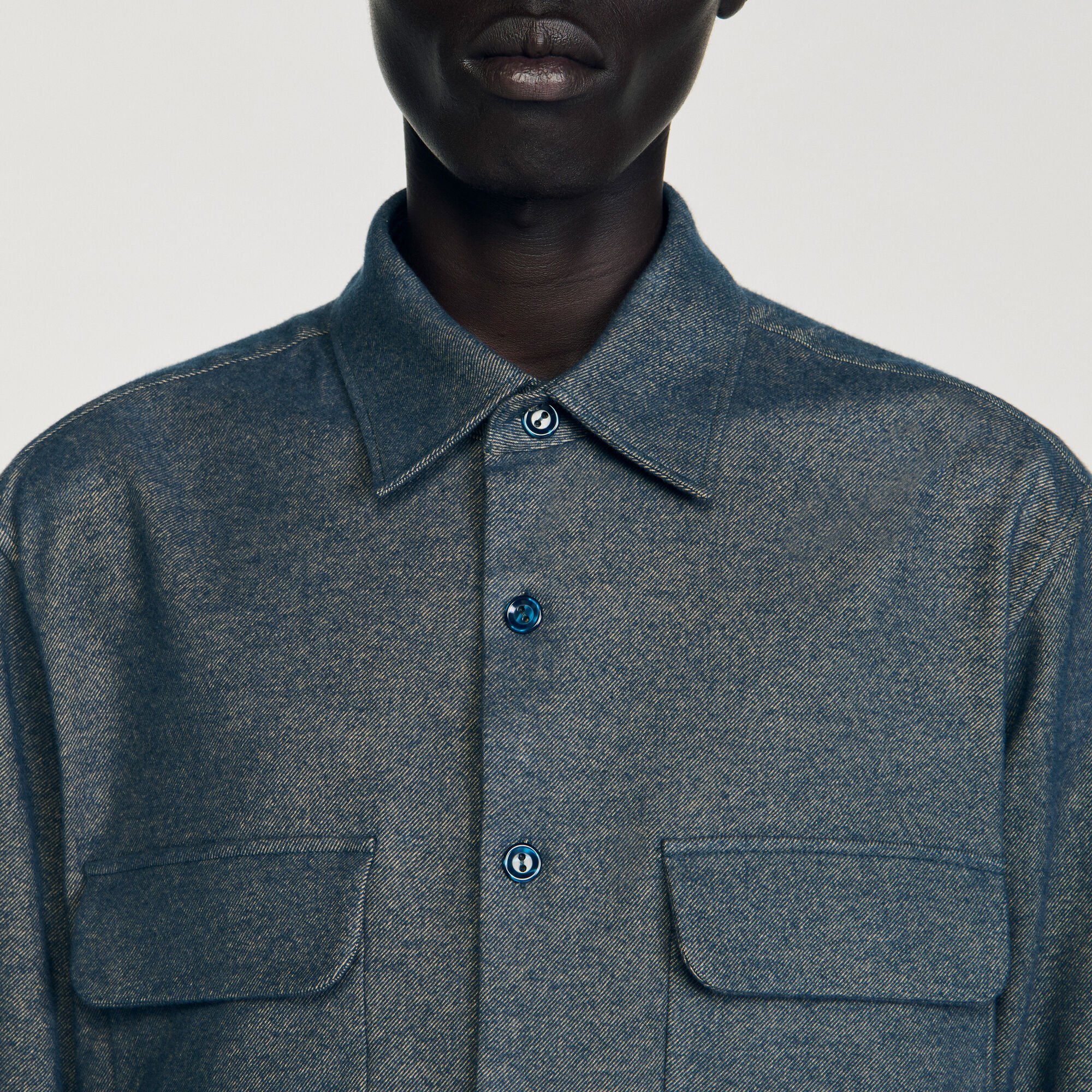 Sandro - Áo sơ mi flannel