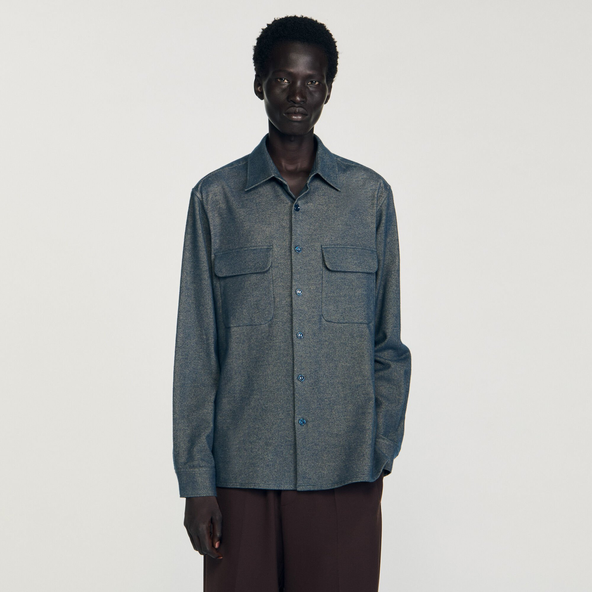 Sandro - Áo sơ mi flannel