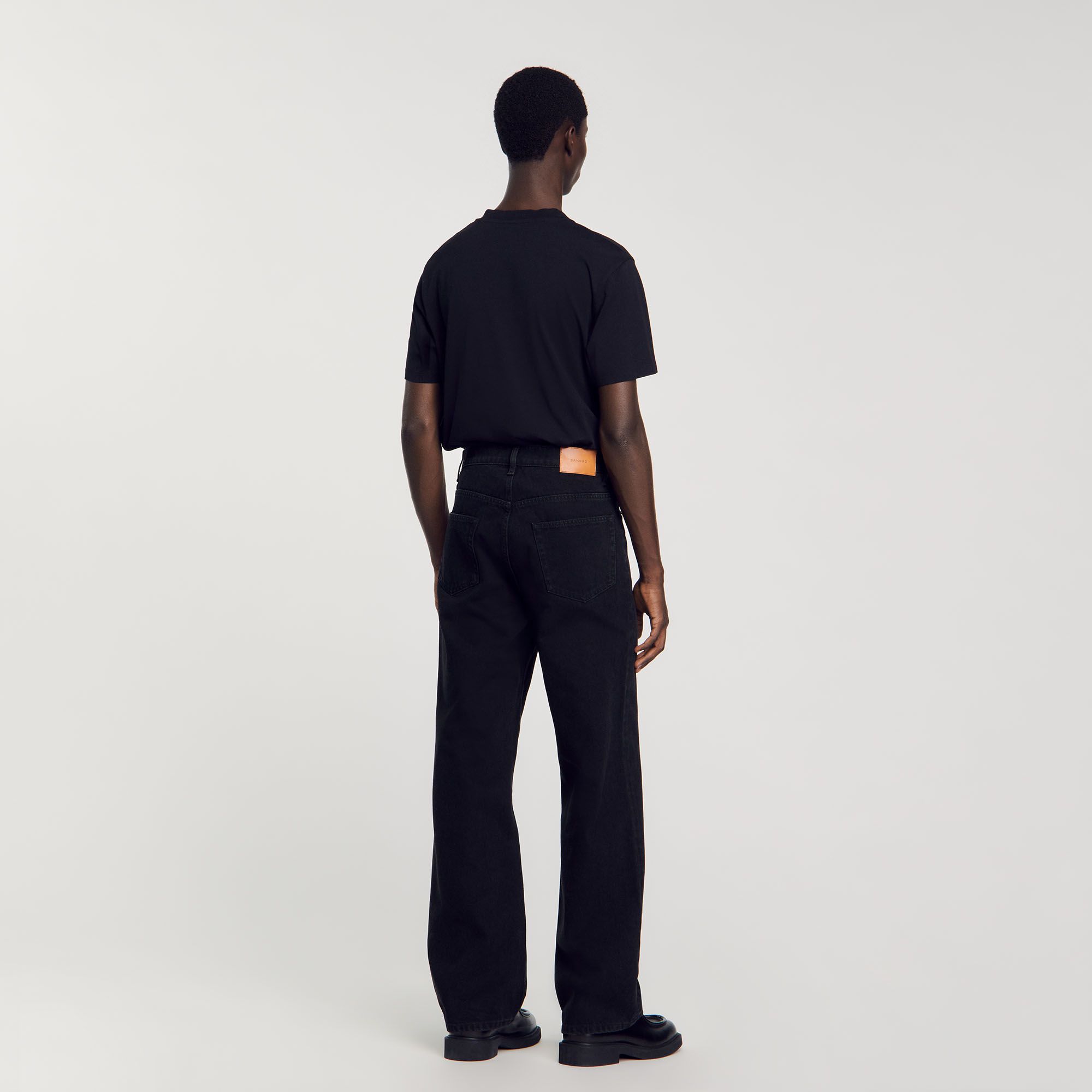 Sandro - Quần jeans ống suông
