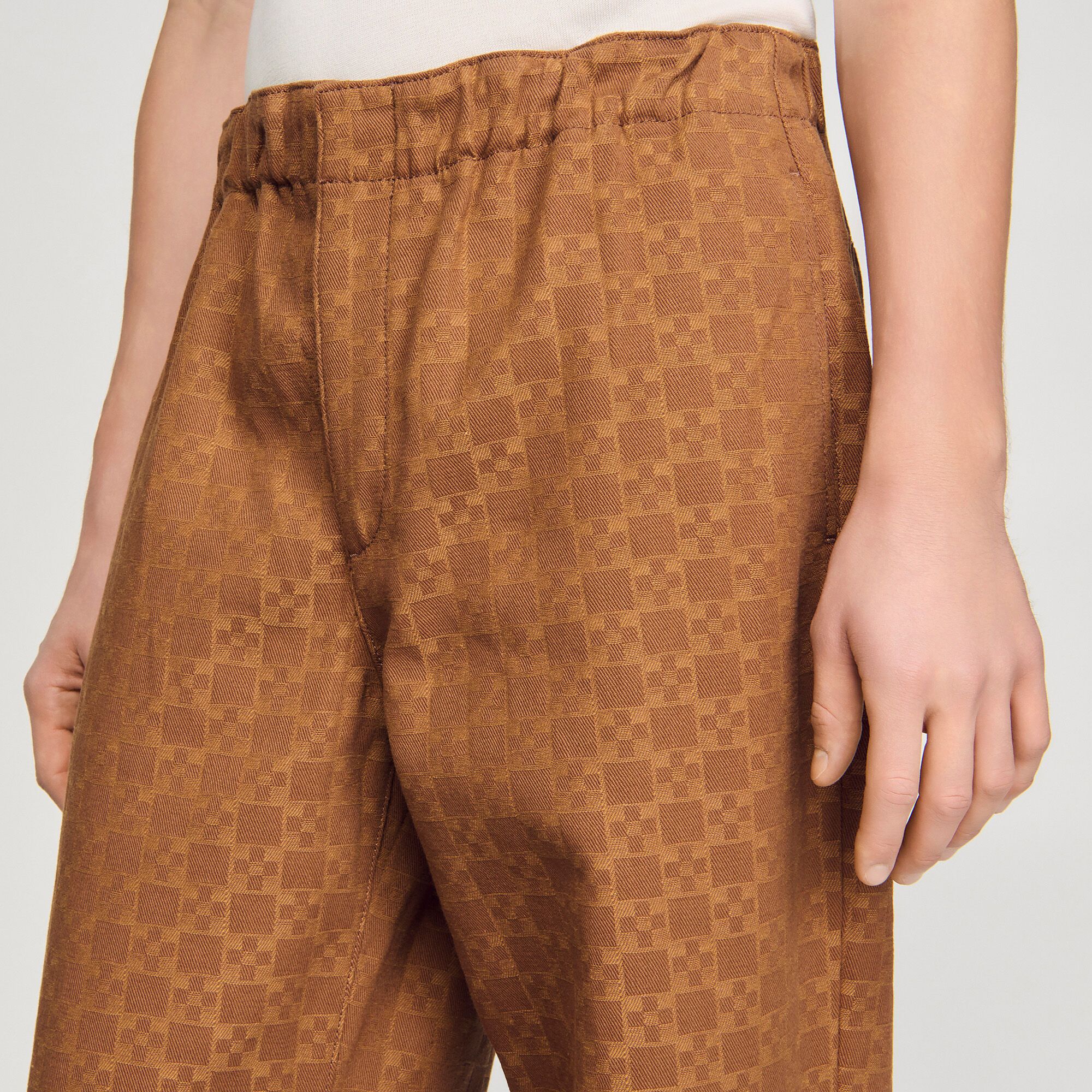 Quần jeans ống rộng Square Cross