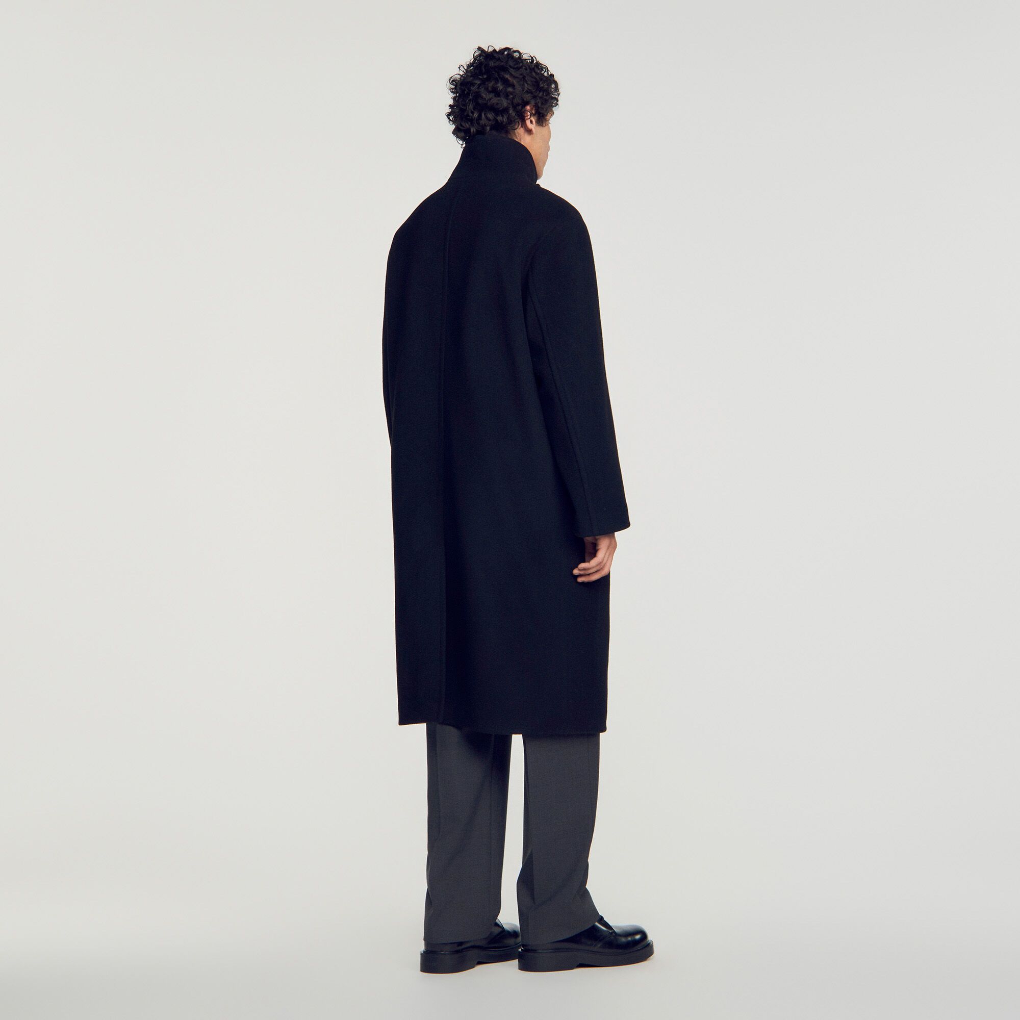 Áo khoác dáng dài từ len và cashmere