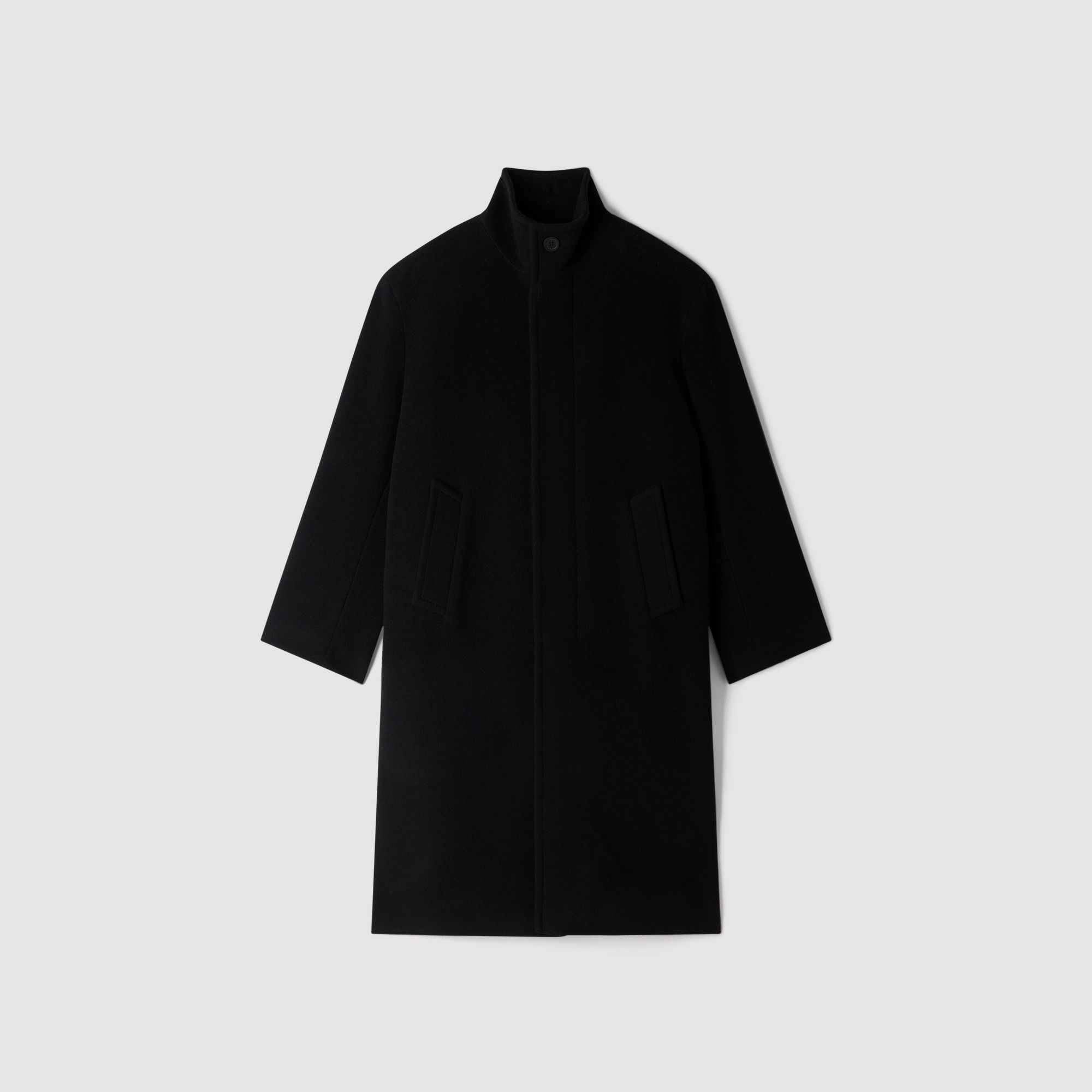 Áo khoác dáng dài từ len và cashmere